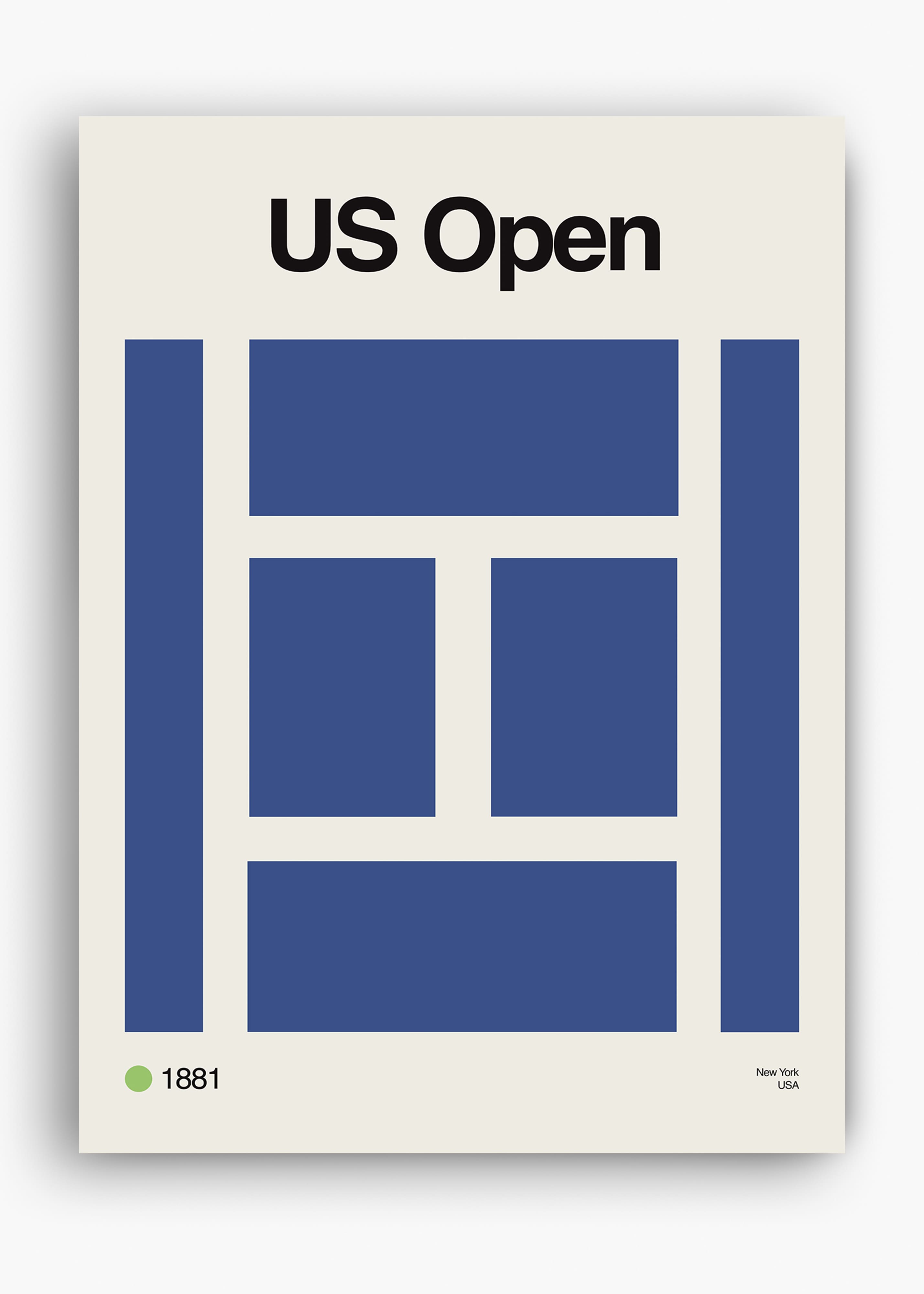 Quadro Tênis Us Open