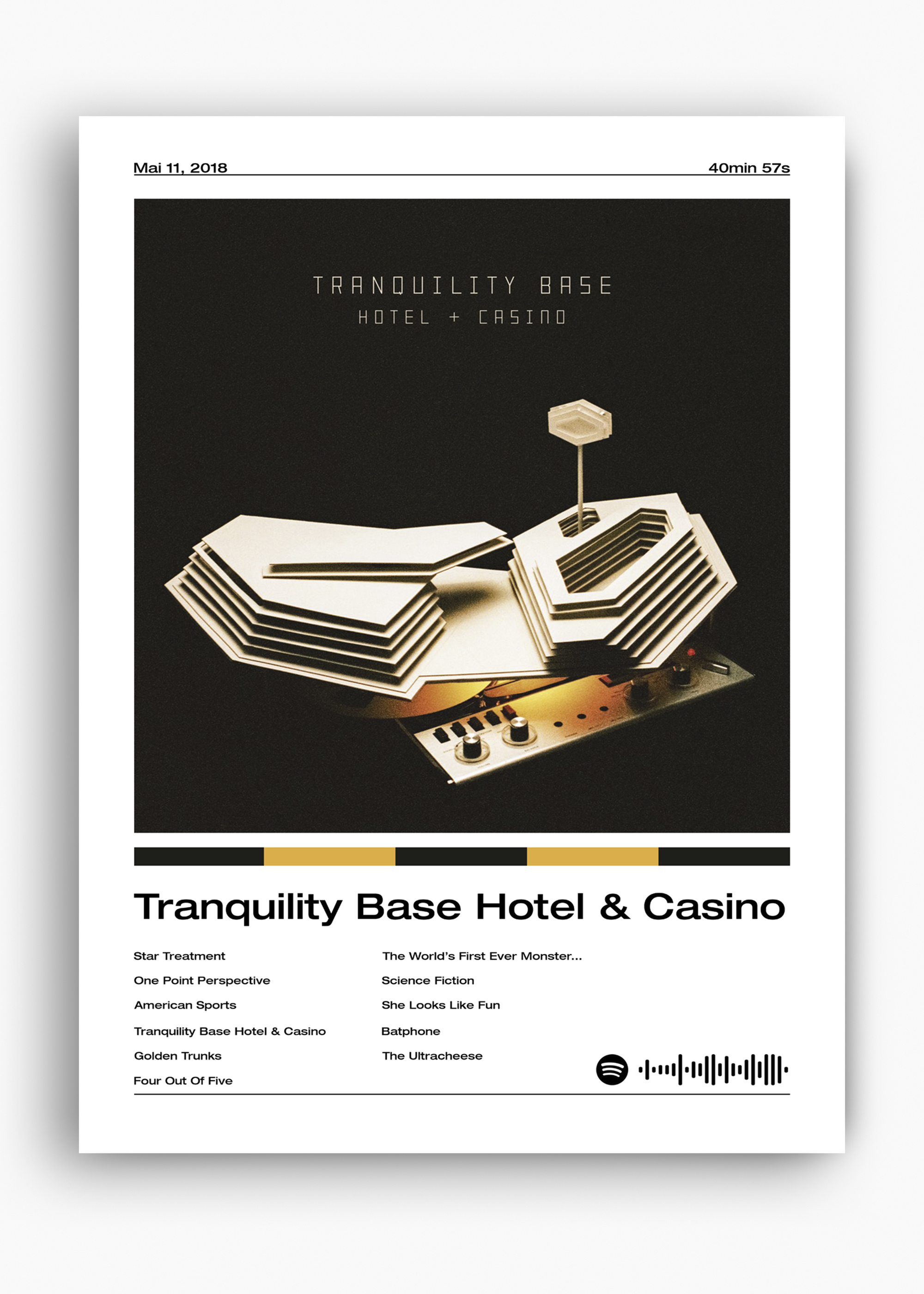 Quadro Arctic Monkeys Tranquility Base Hotel & Casino - 10
