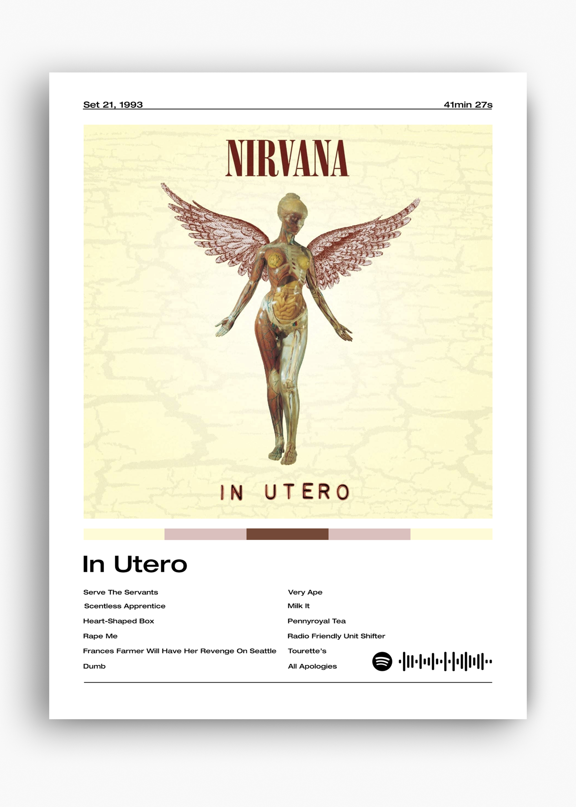 Quadro Nirvana In Utero - 10