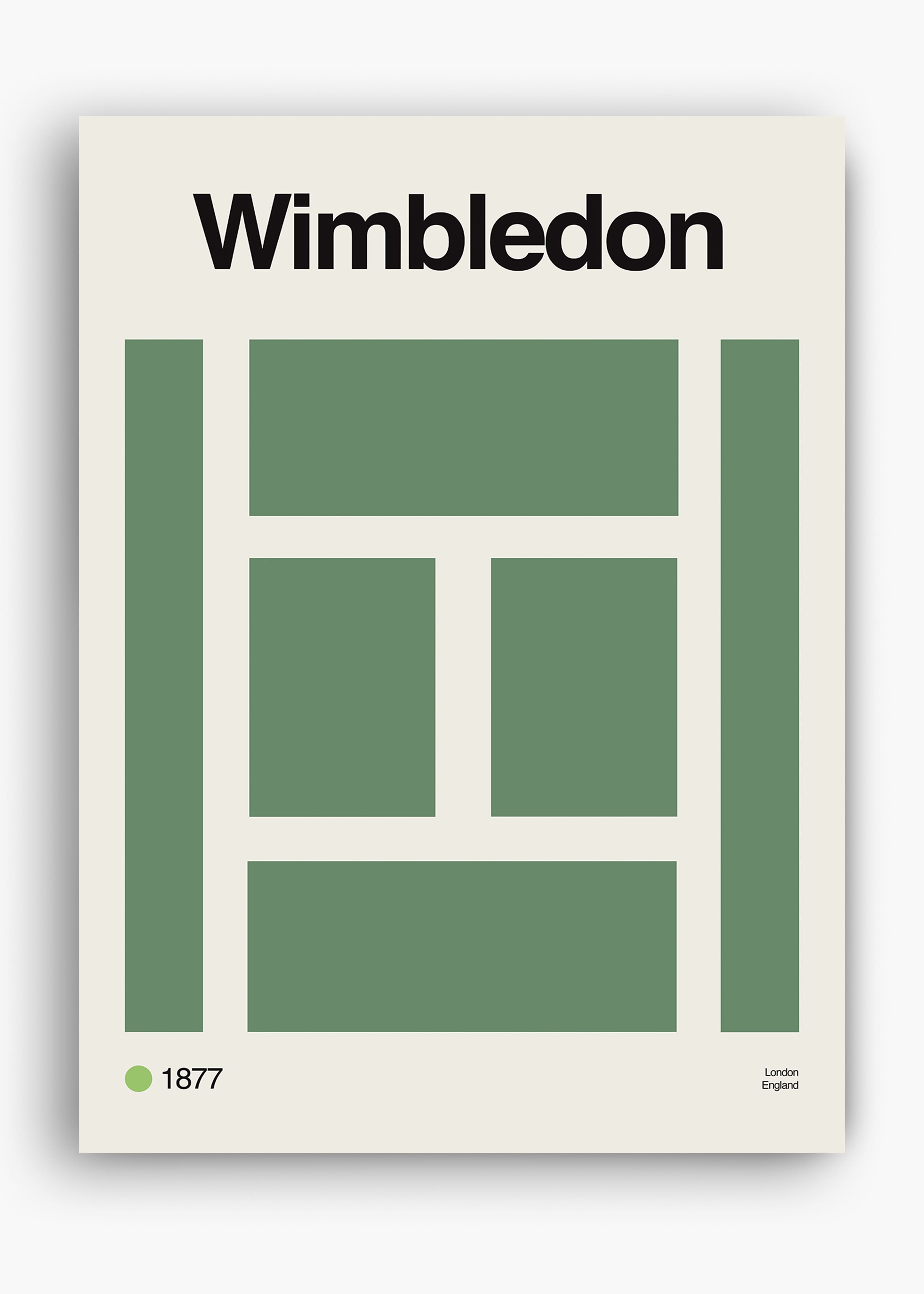 Quadro Tênis Wimbledon