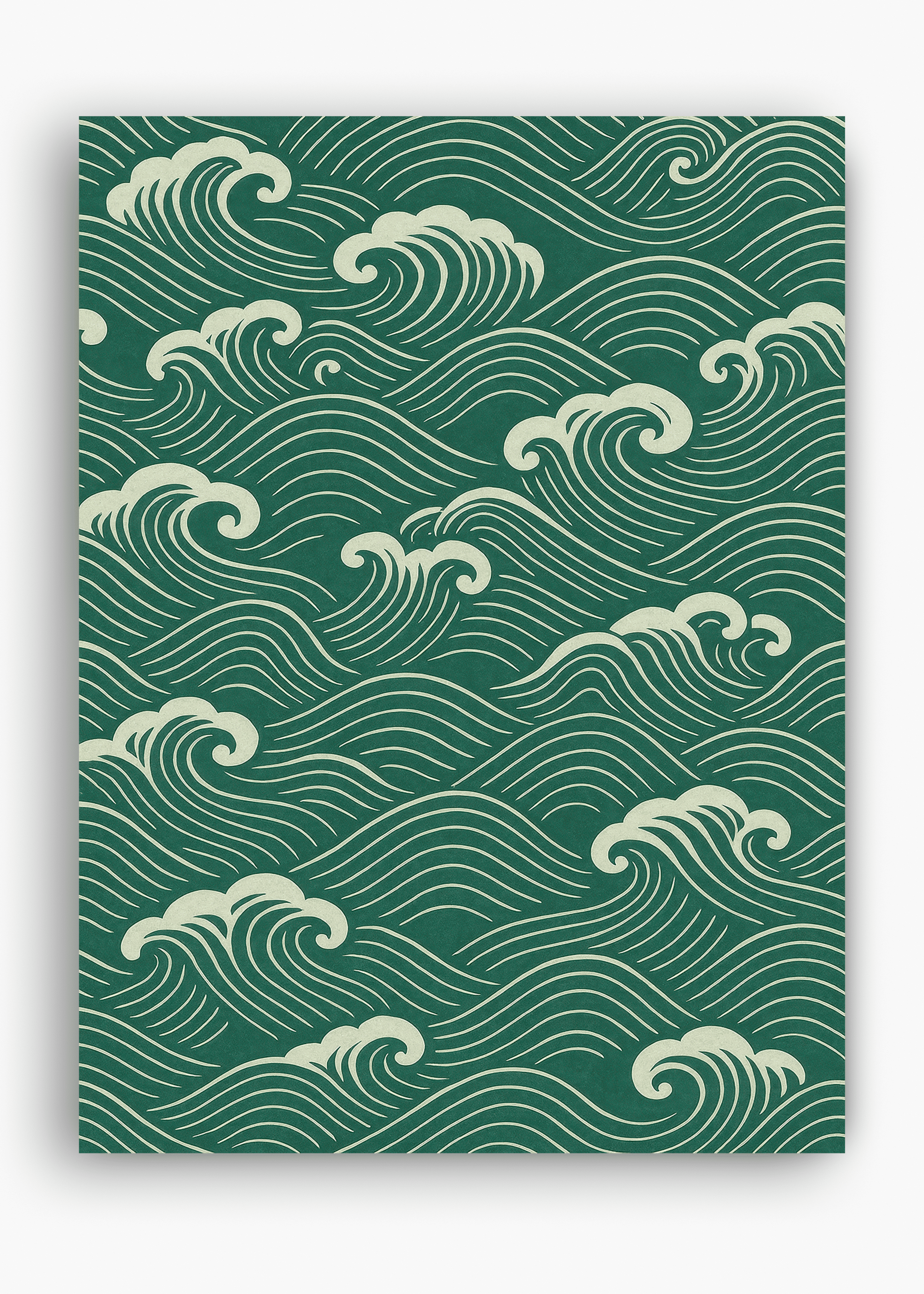Quadro Japonês Forest Waves