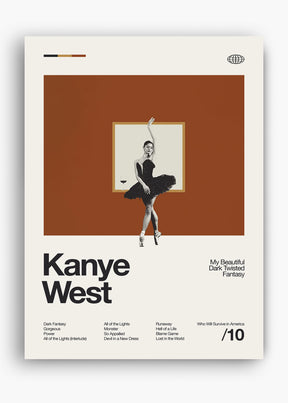 Quadro Kanye West My Beautiful Dark