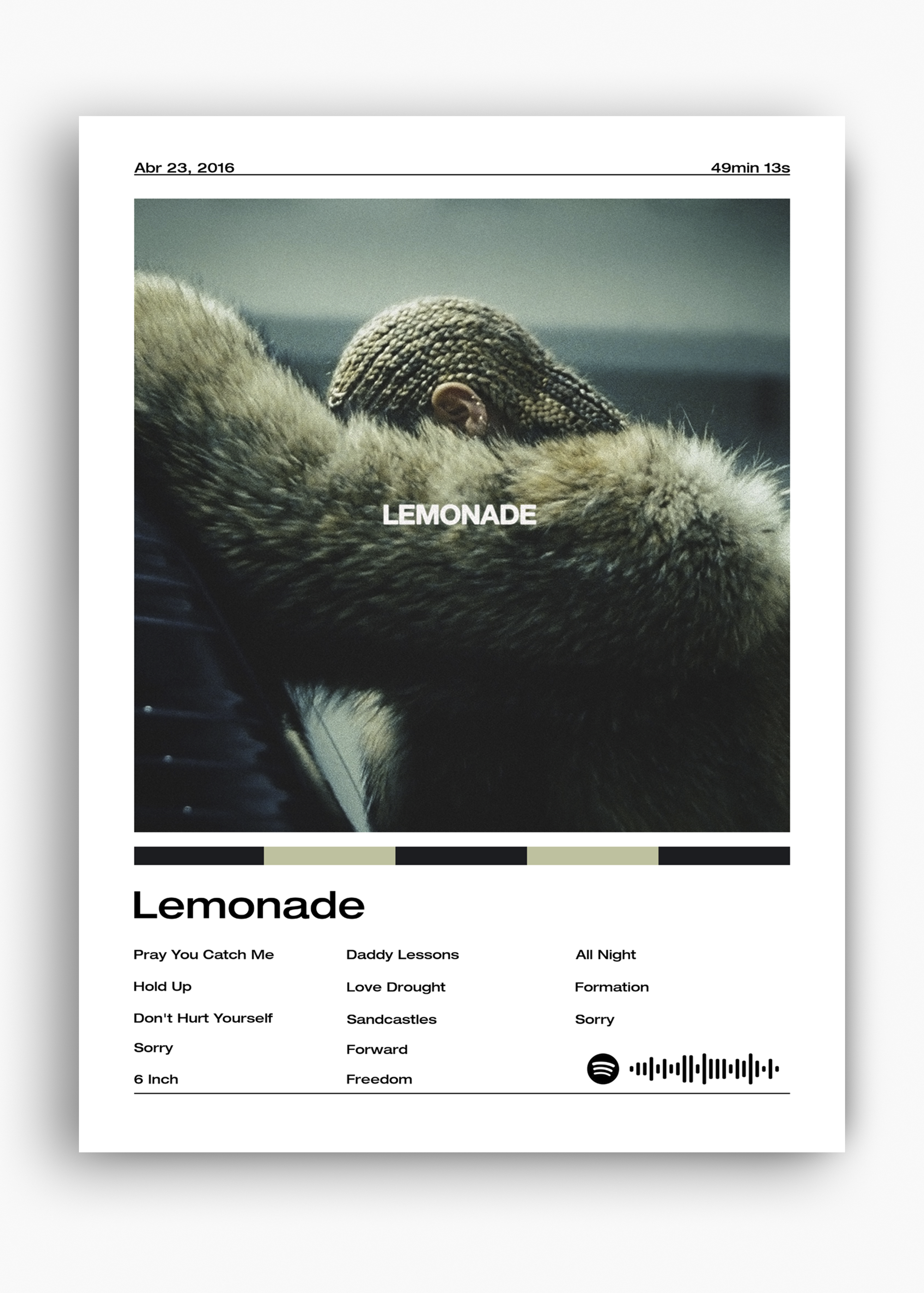 Quadro Beyoncé Lemonade - 10