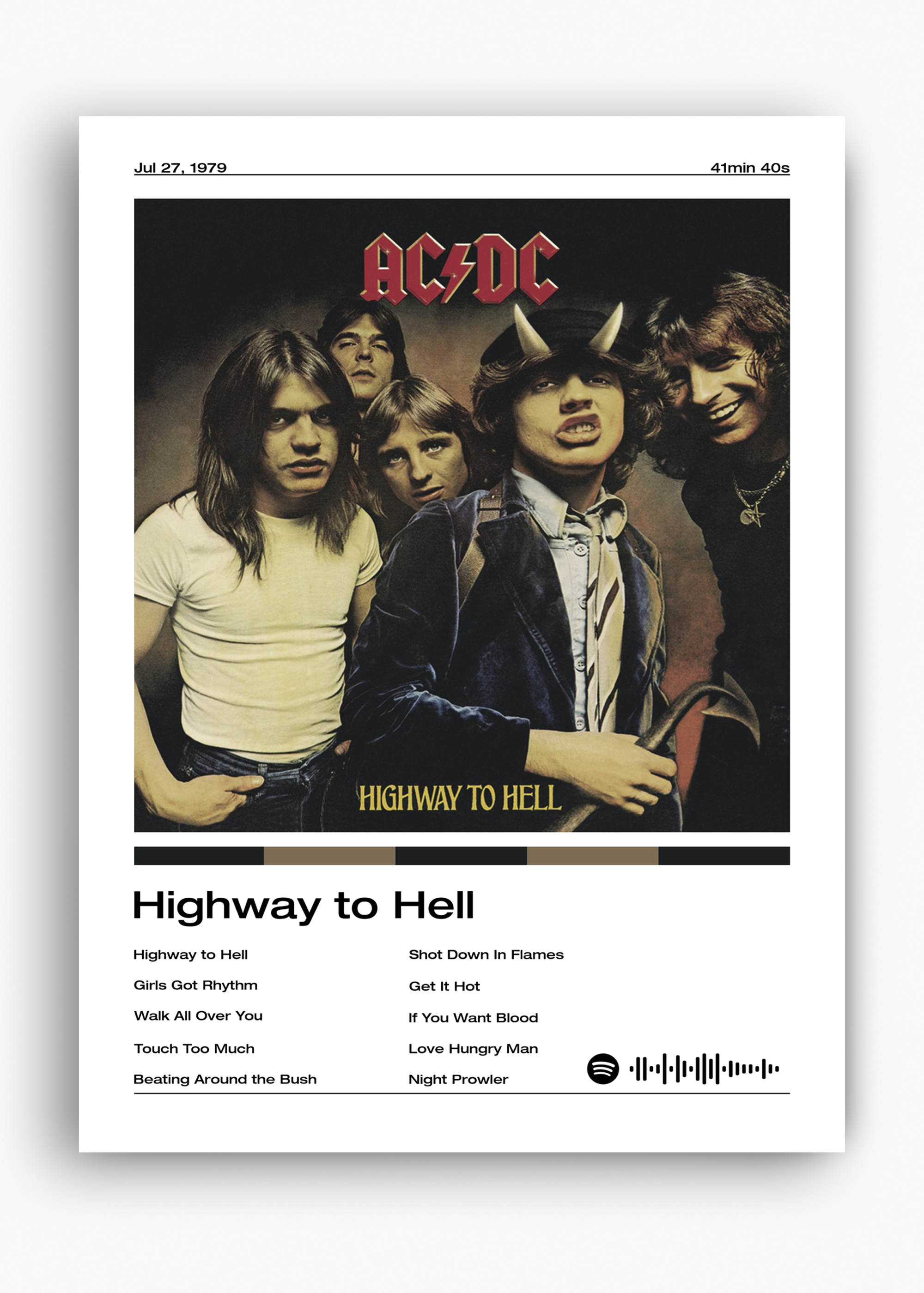 Quadro AC:DC Highway to Hell - 10