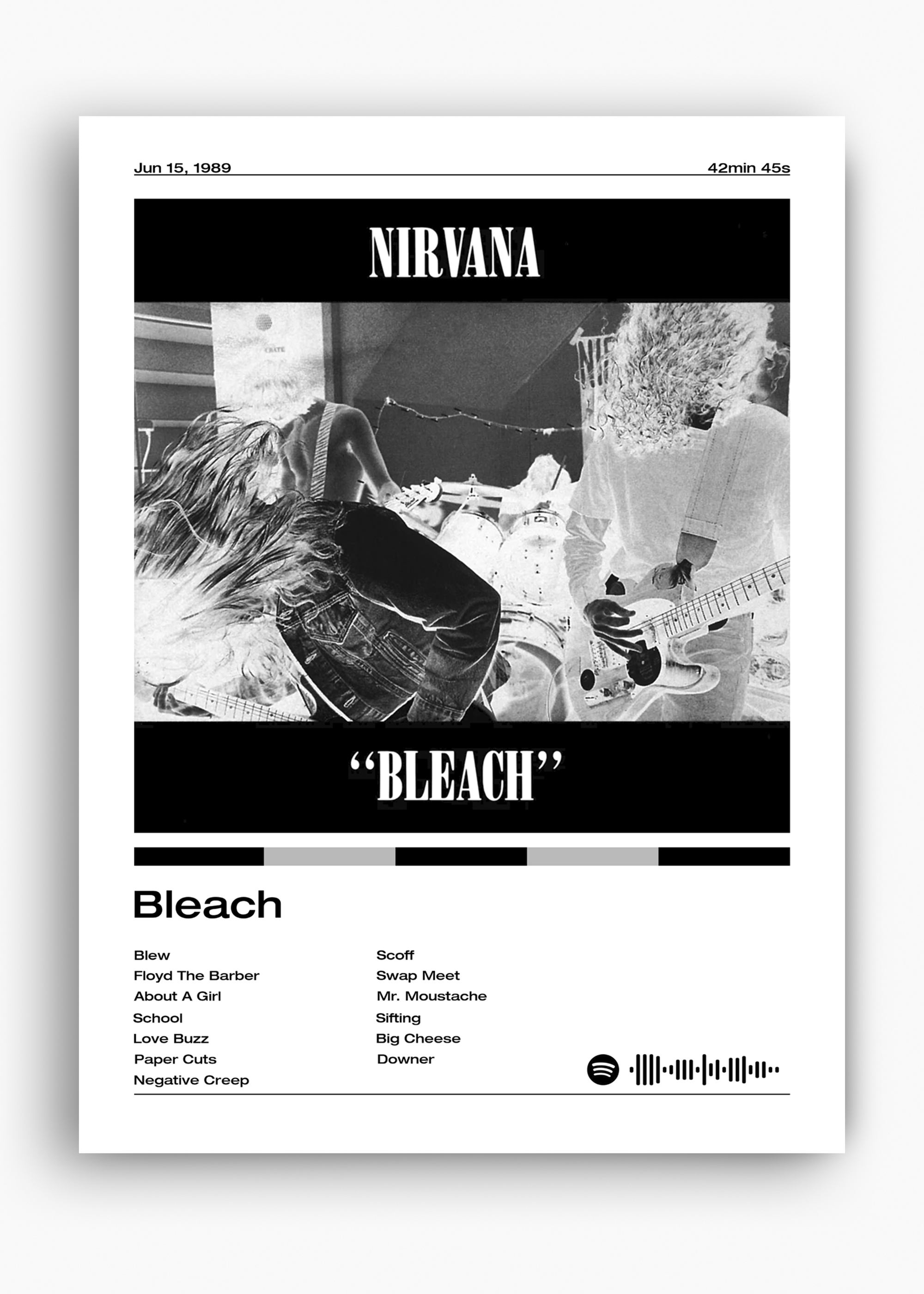 Quadro Nirvana Bleach - 10