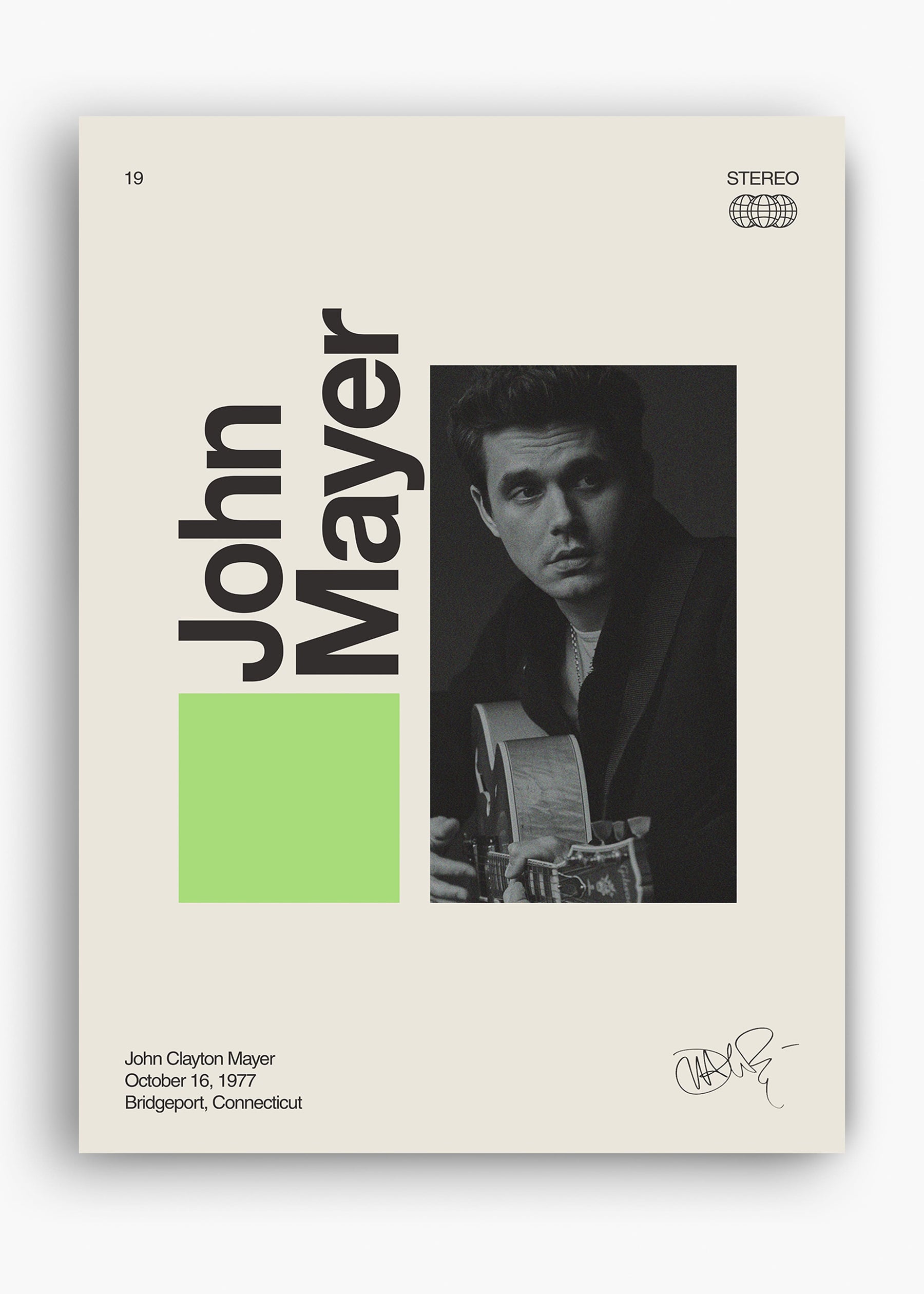 Quadro Signature John Mayer