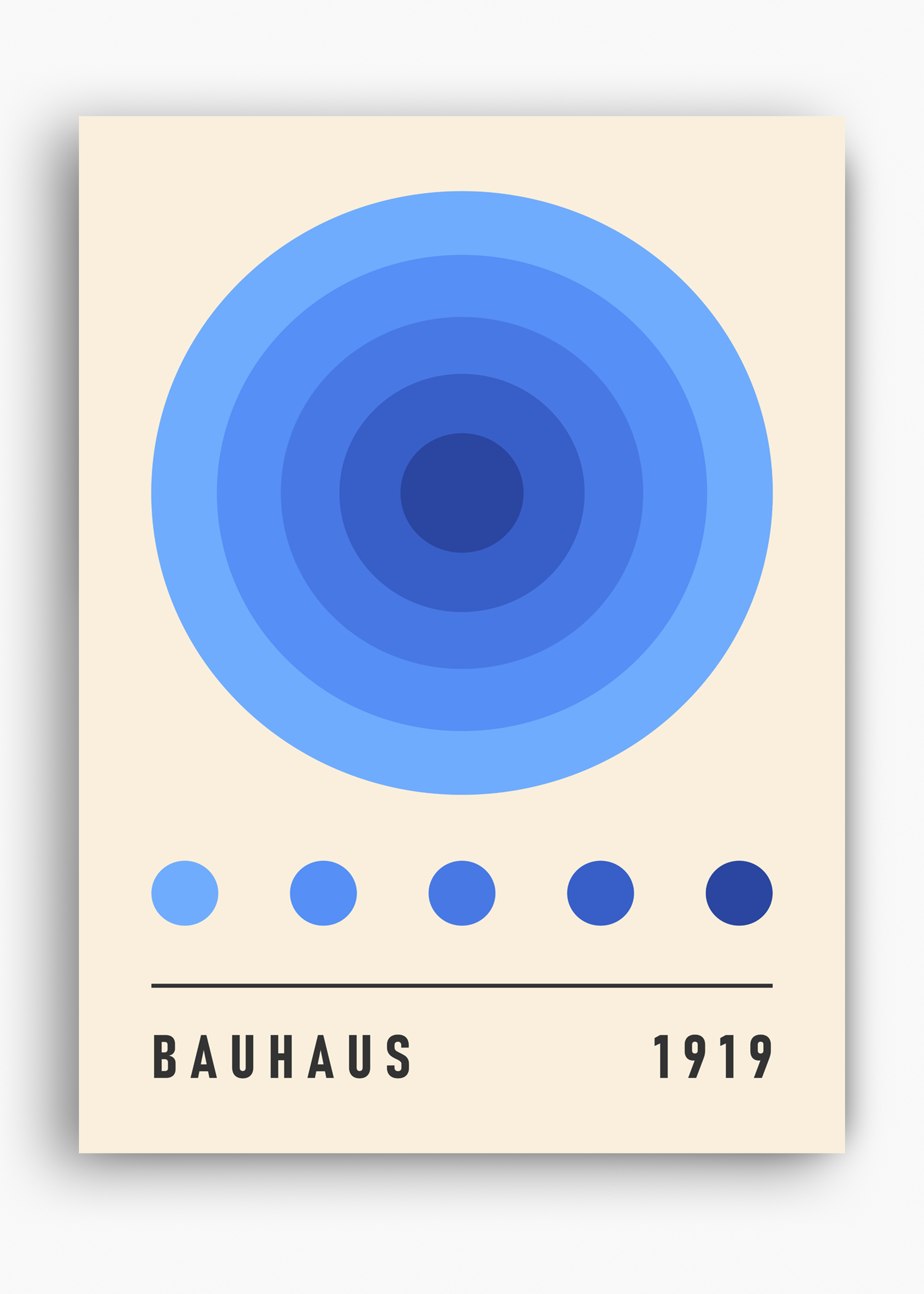 Quadro Bauhaus Circles II - 10