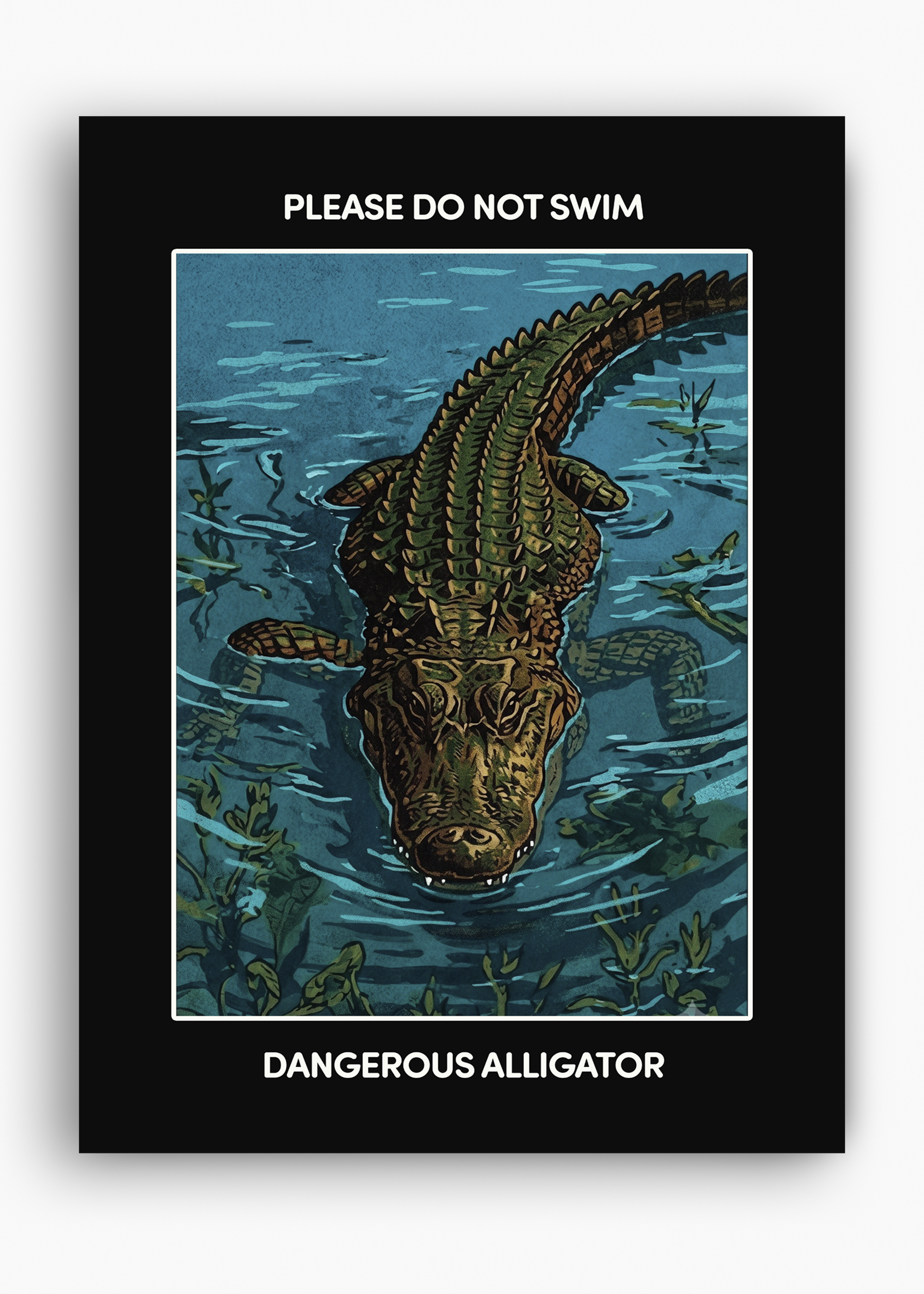 Quadro Do Not Swim - 10