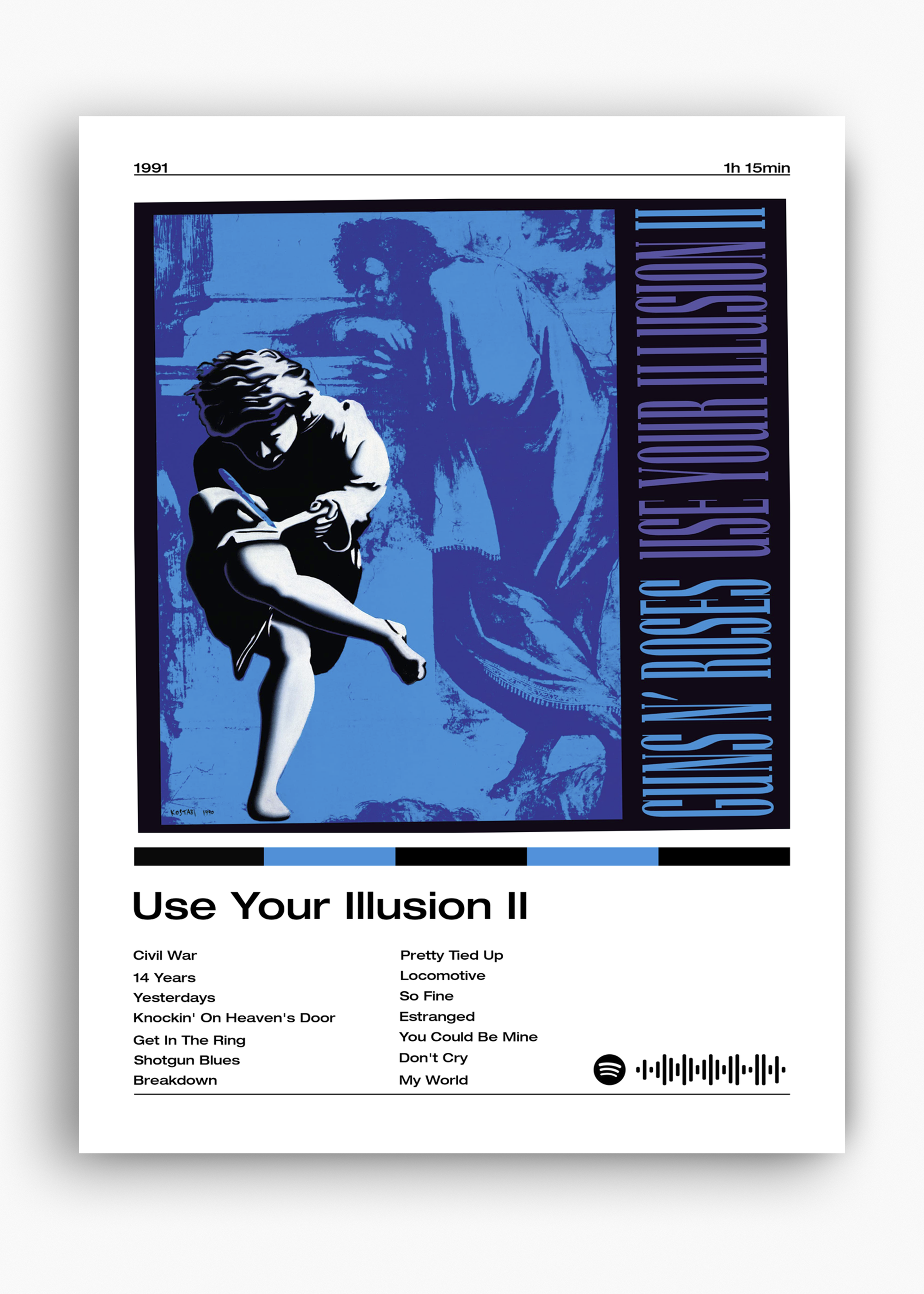 Quadro Guns N' Roses Use Your Illusion II - 10