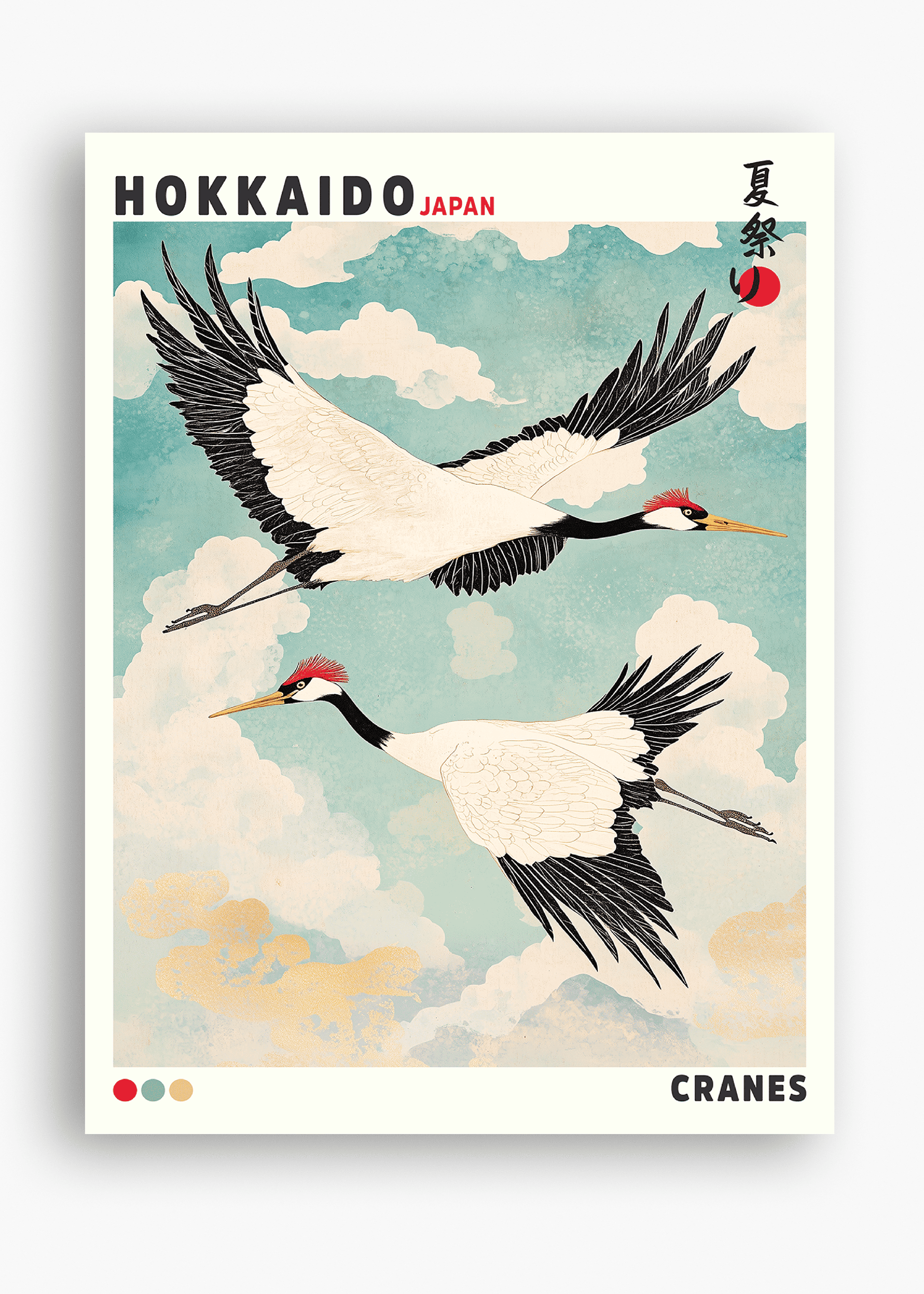 Quadro Japones Cranes - 10
