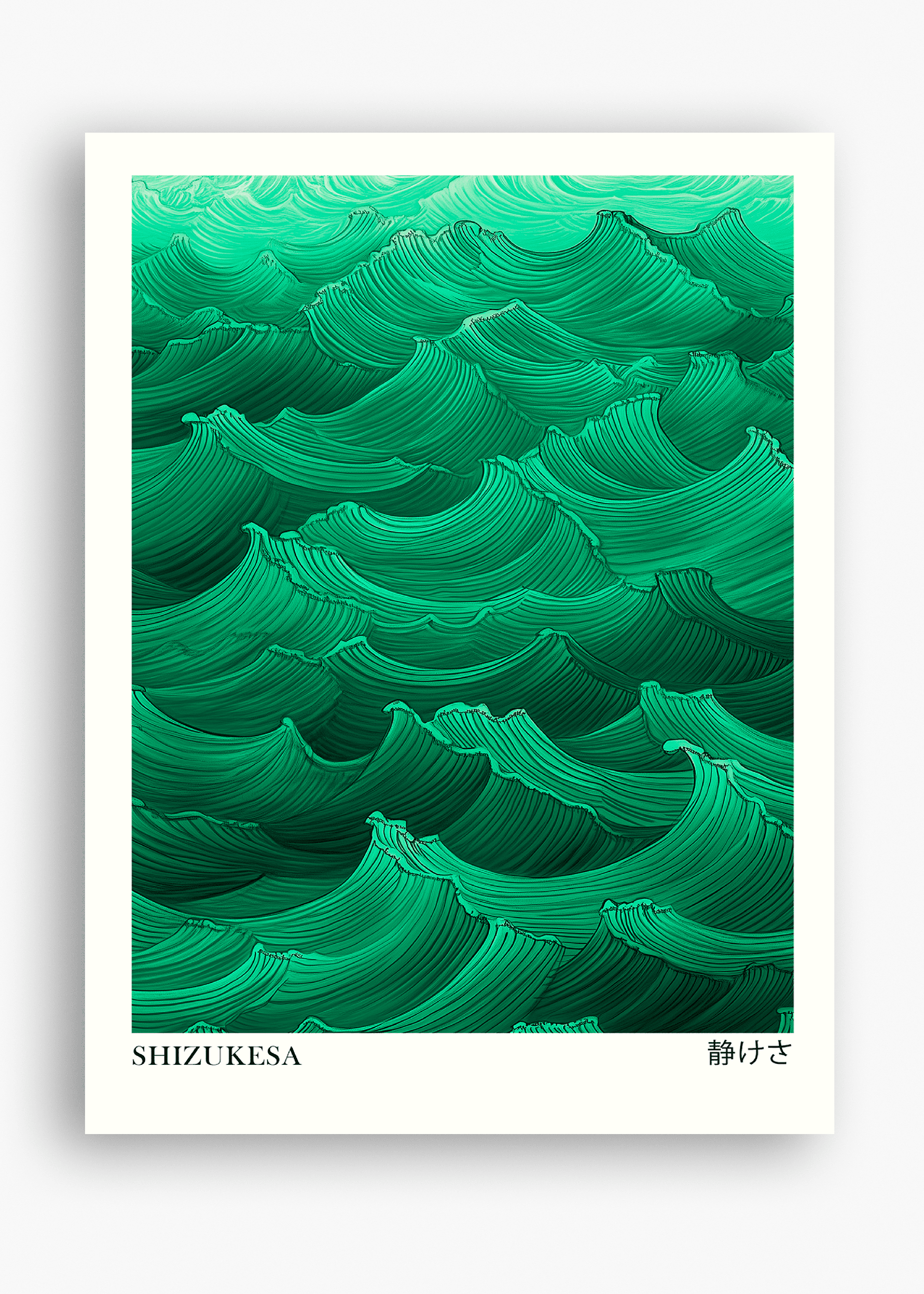 Quadro Japones Green Sea - 10