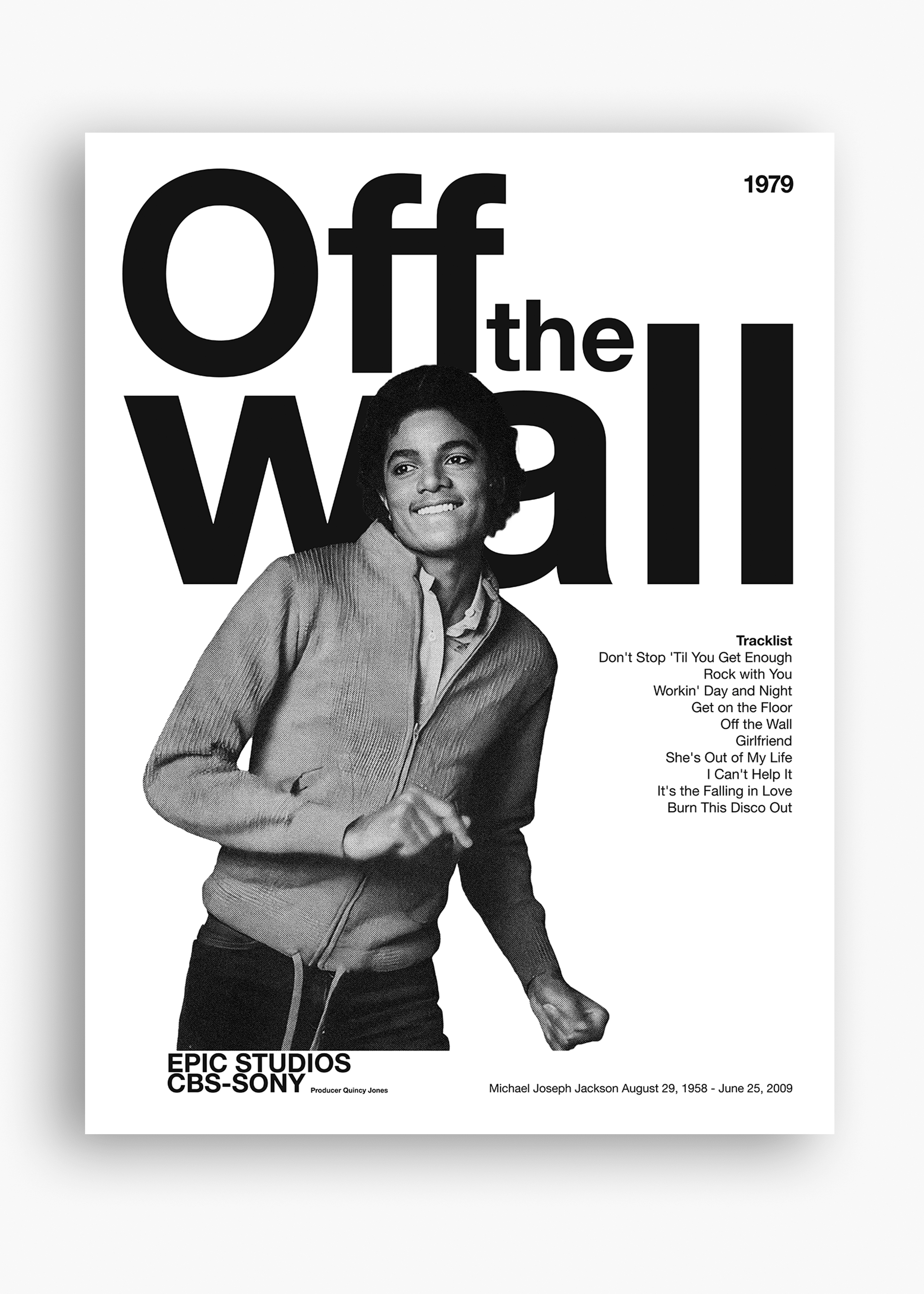 Quadro Michael Jackson Off The Wall