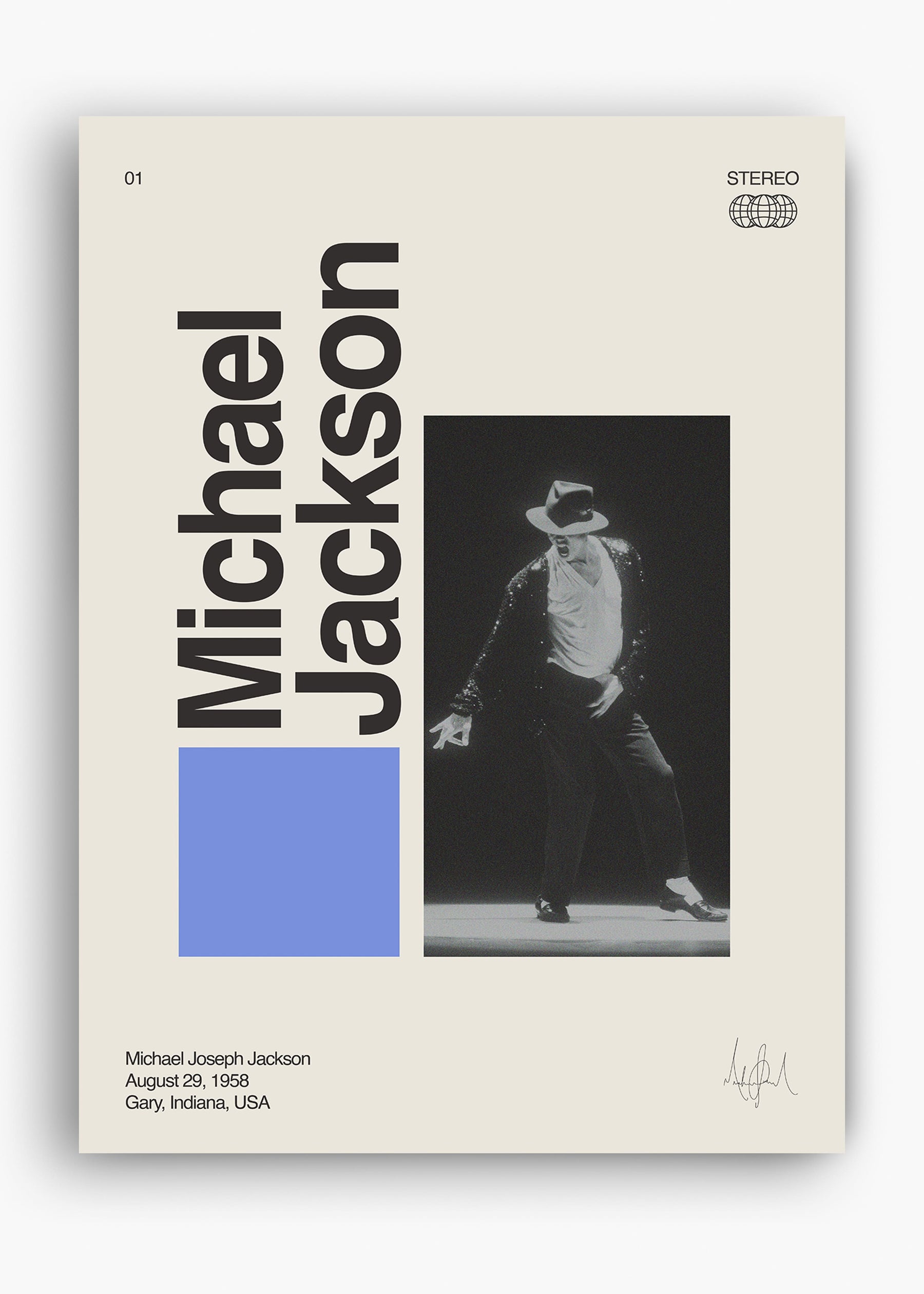 Quadro Signature Michael Jackson
