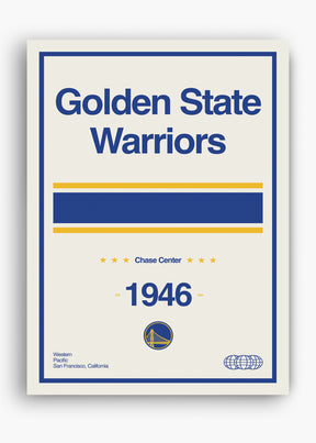 Quadro NBA Golden State Warriors