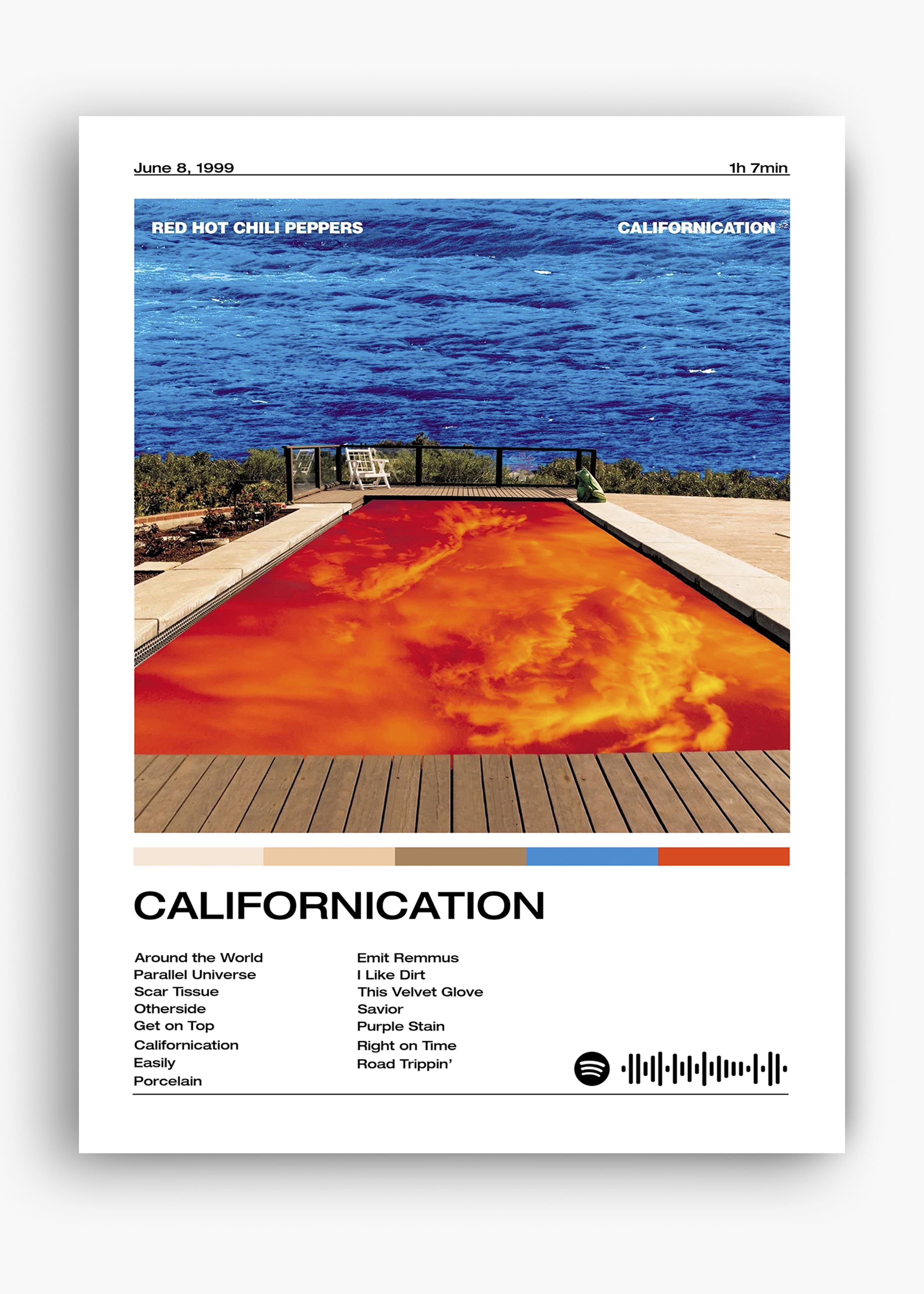 Quadro Red Hot Chili Peppers Californication