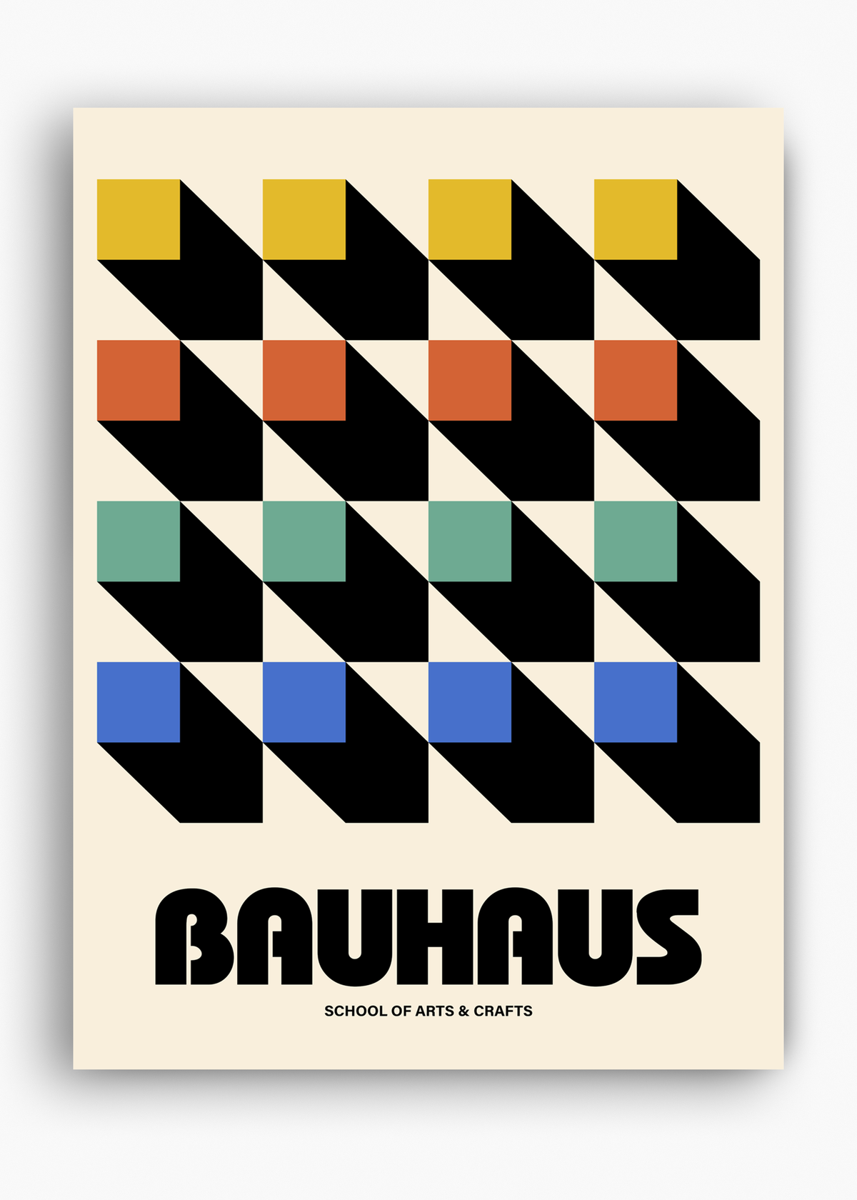 Quadro Bauhaus Bold Abstraction - 10