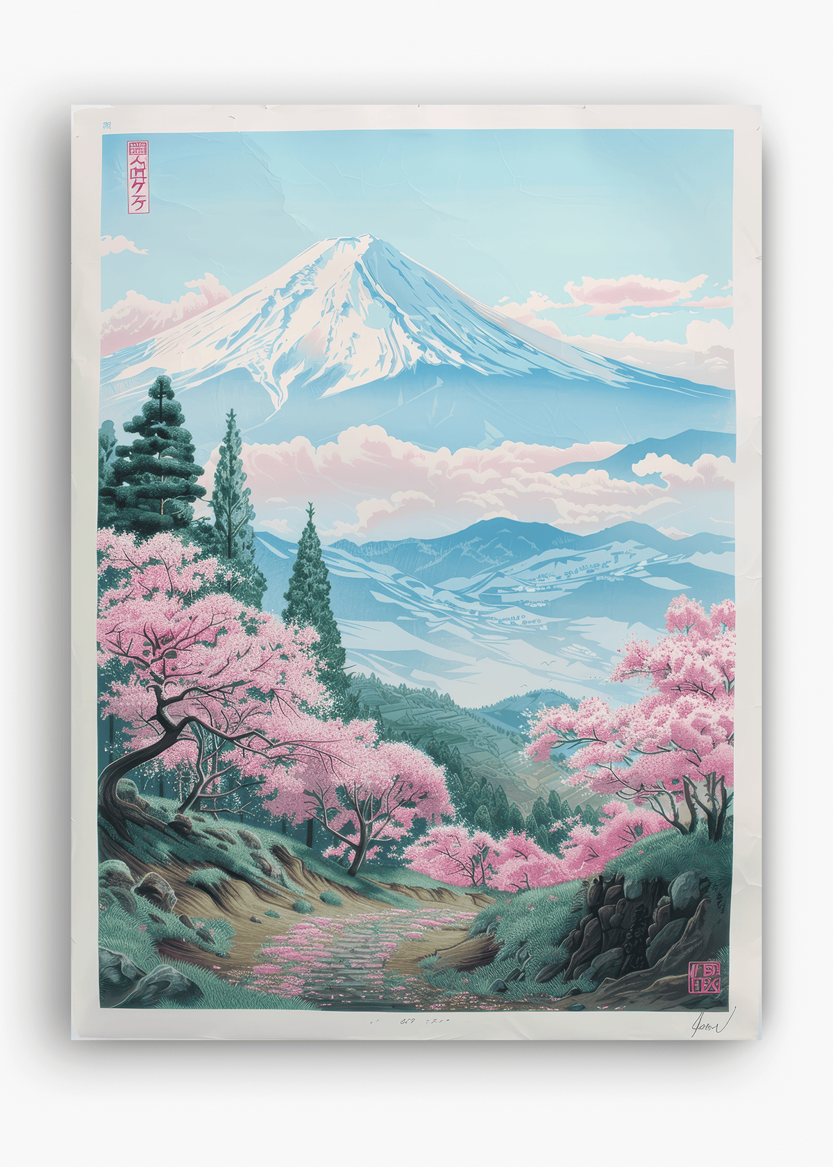 Quadro Japonês The Haru Road