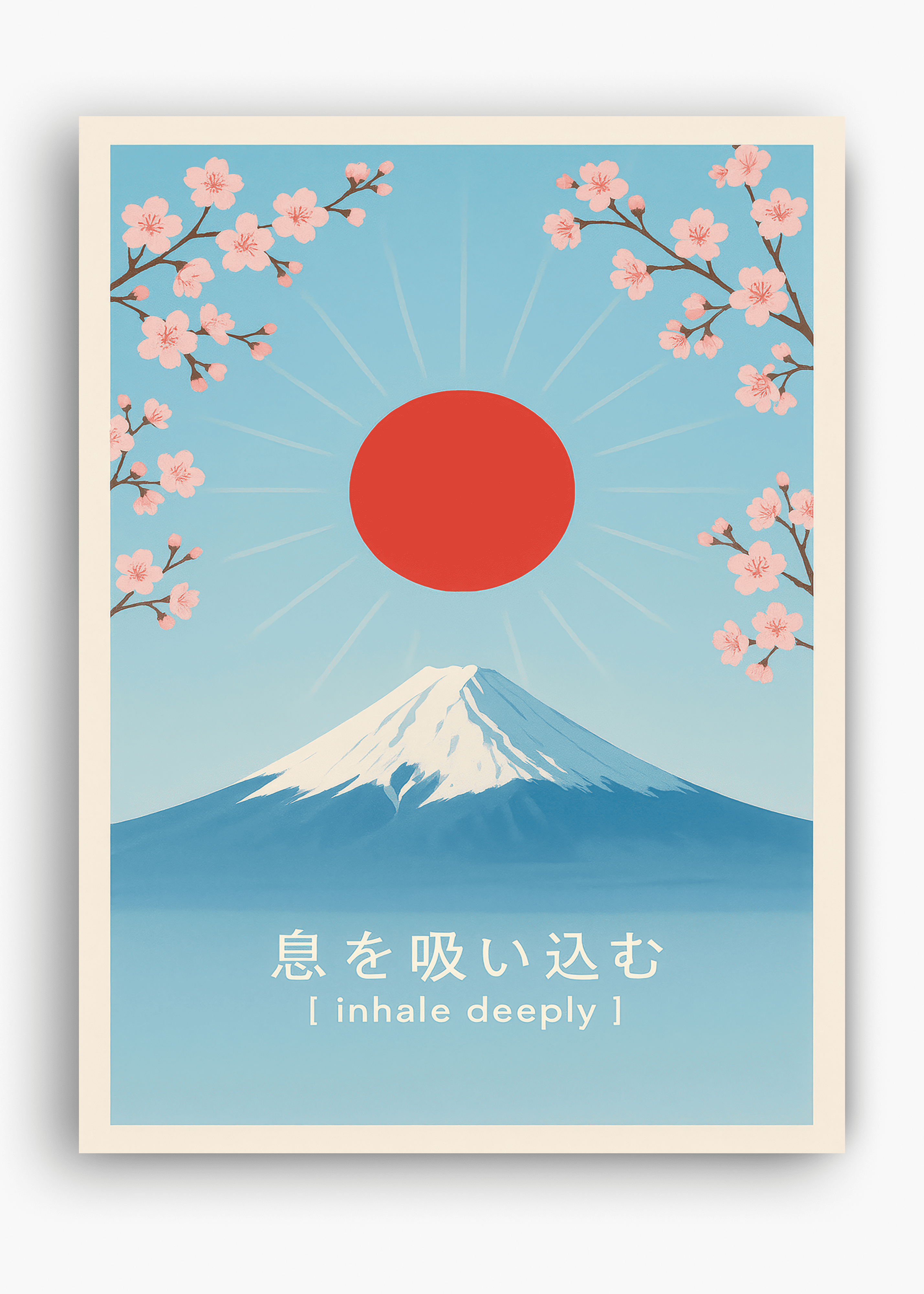Quadro Japonês Fuji Breathe