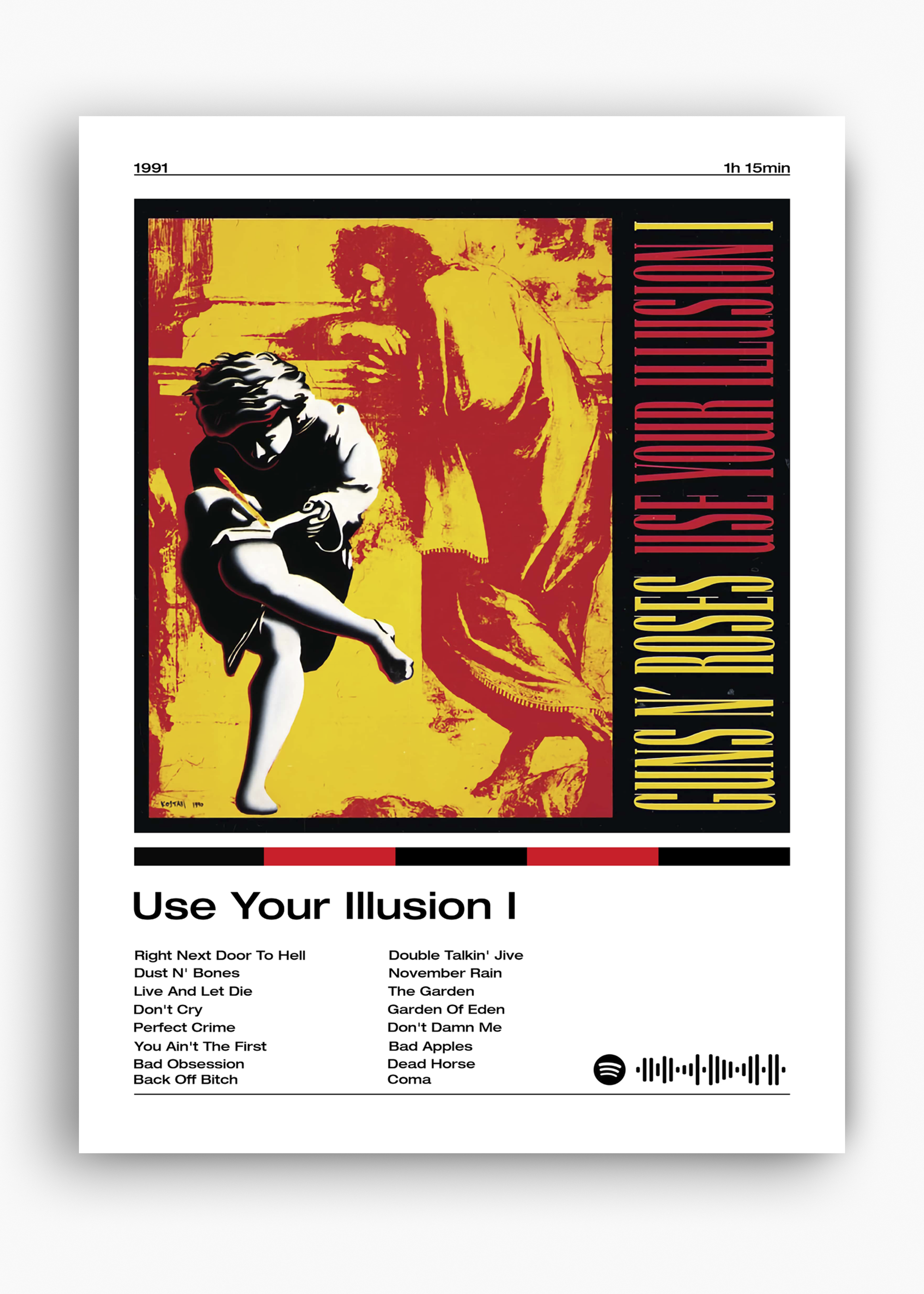 Quadro Guns N' Roses Use Your Illusion - 10