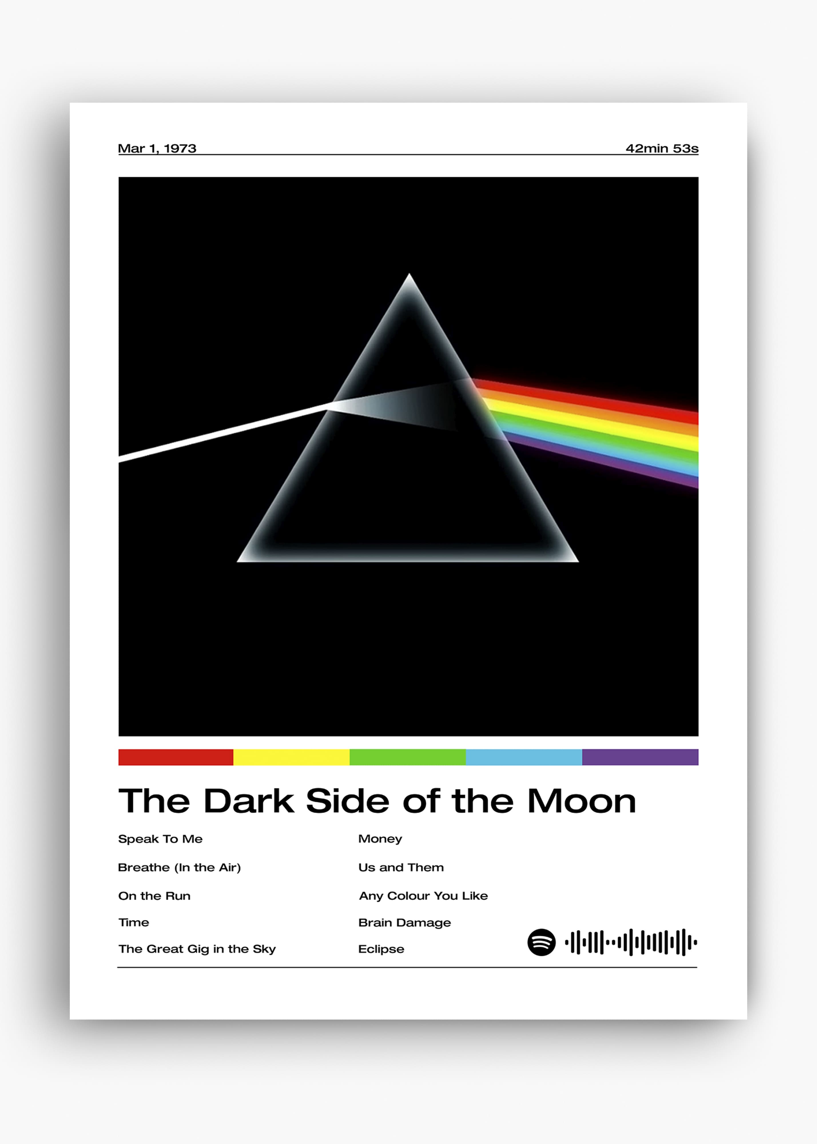 Quadro Pink Floyd Dark Side of the Moon