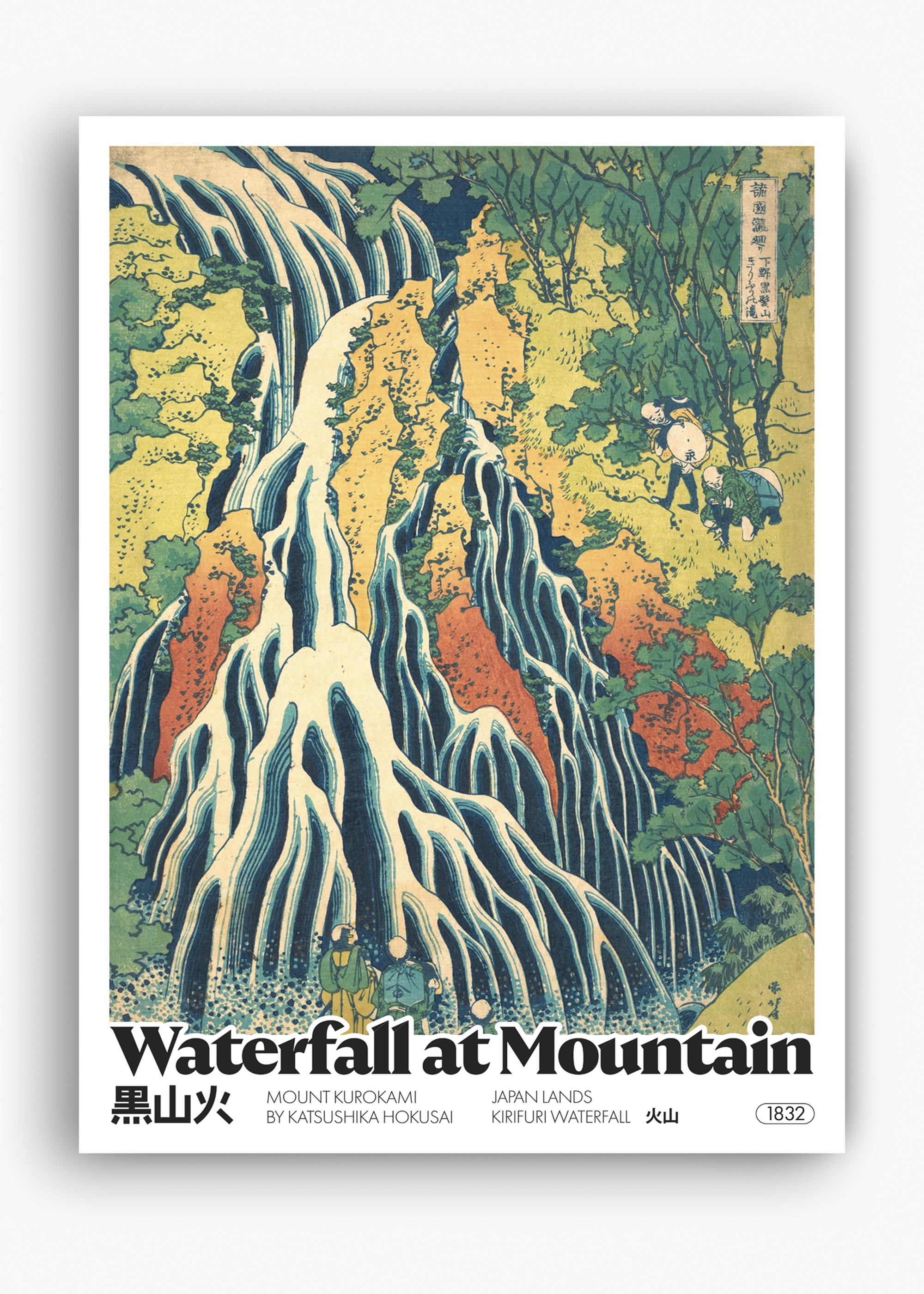 Quadro Waterfall At Mountain - 10