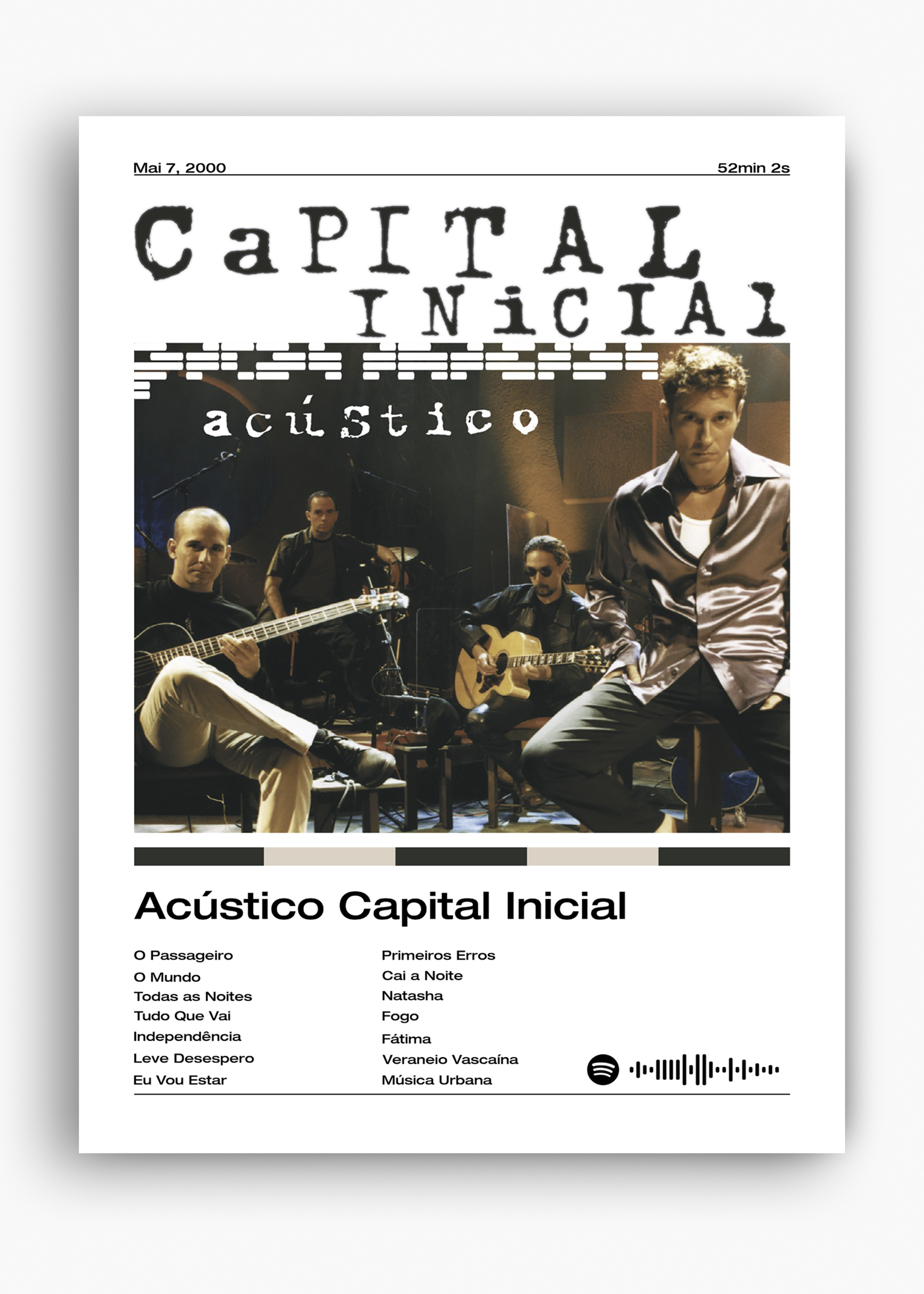 Quadro Acústico Capital Inicial - 10