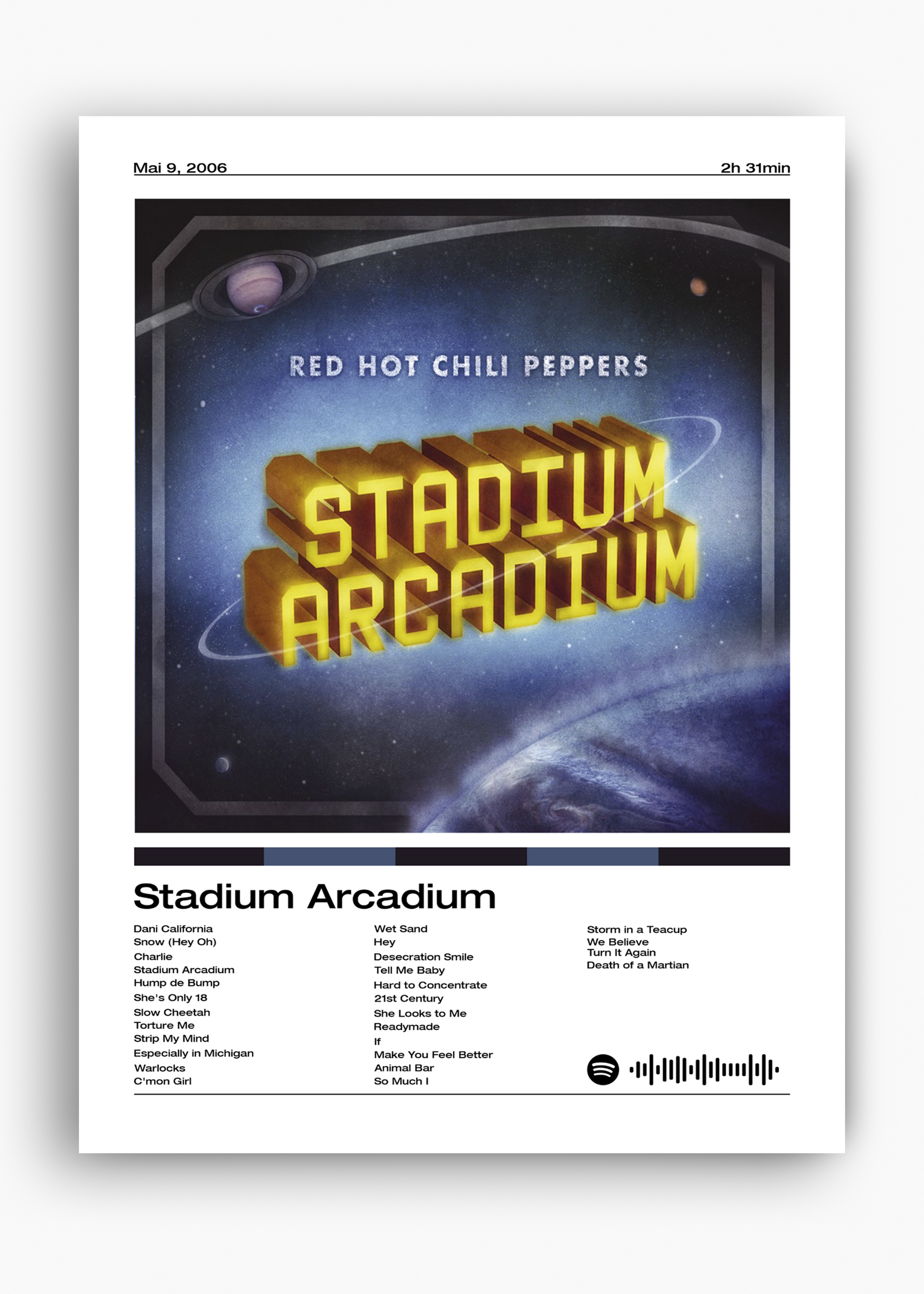 Quadro Red Hot Chili Peppers Stadium Arcadium - 10