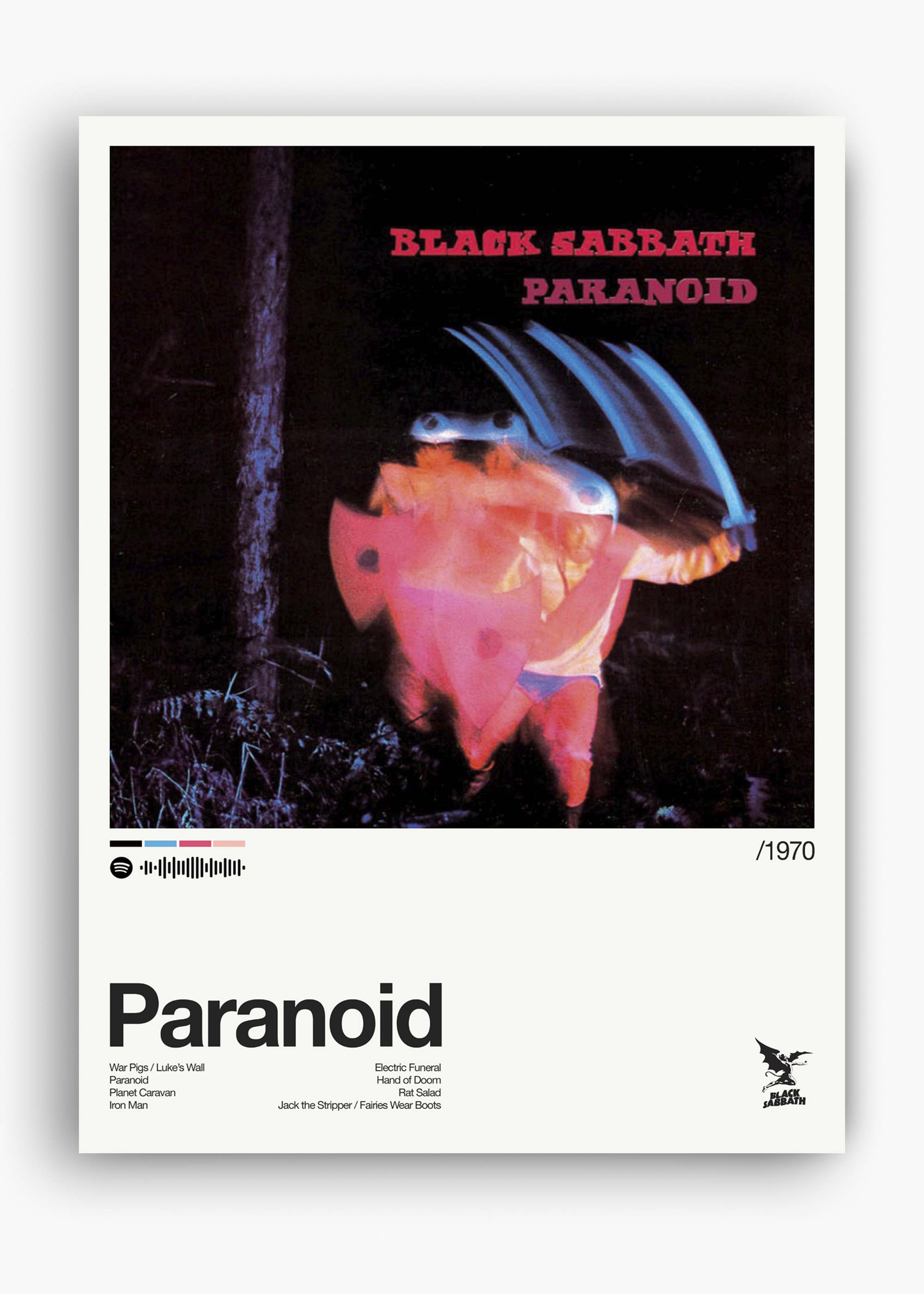 Quadro Black Sabbath Paranoid II - 10