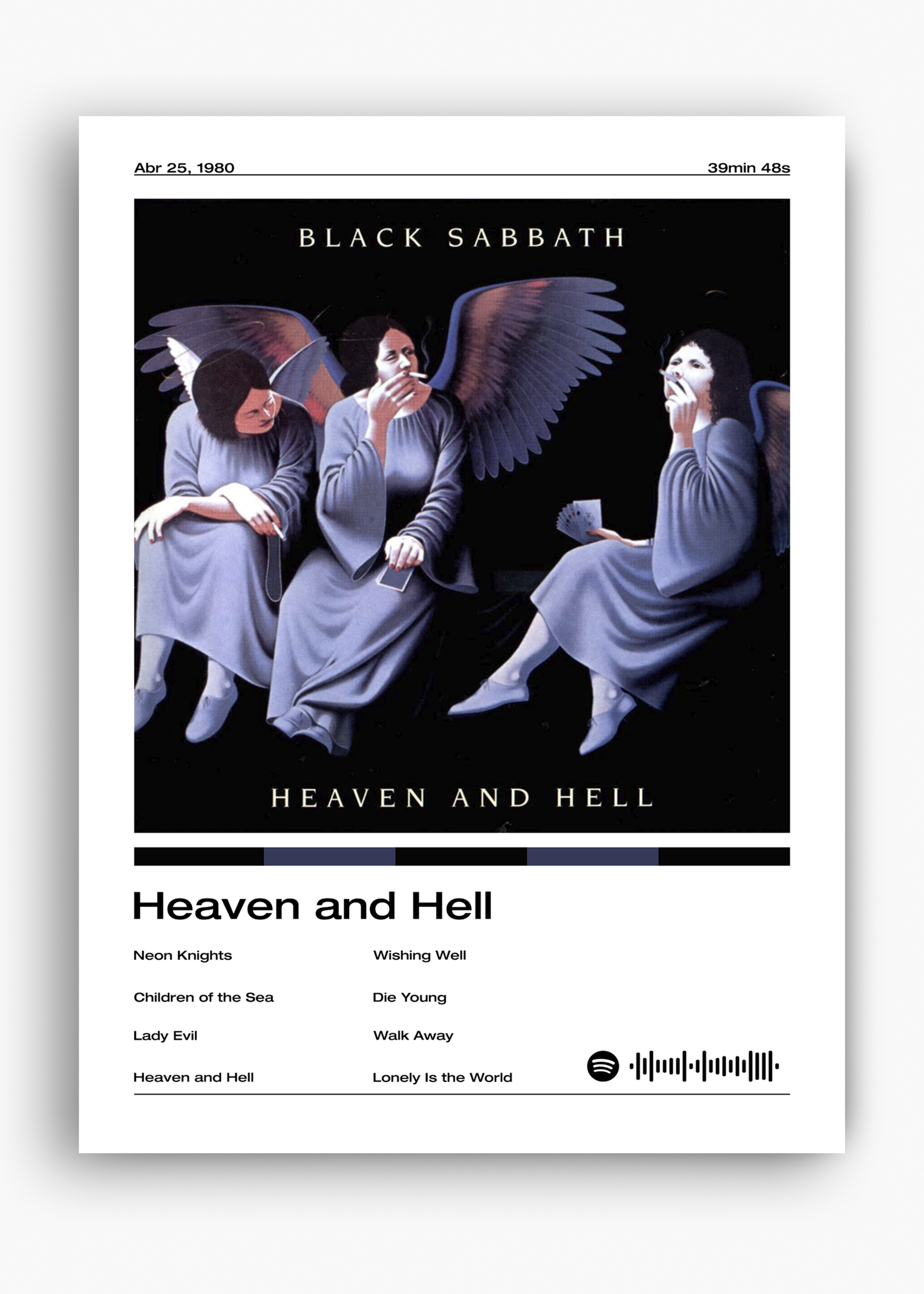 Quadro Black Sabbath Heaven and Hell - 10