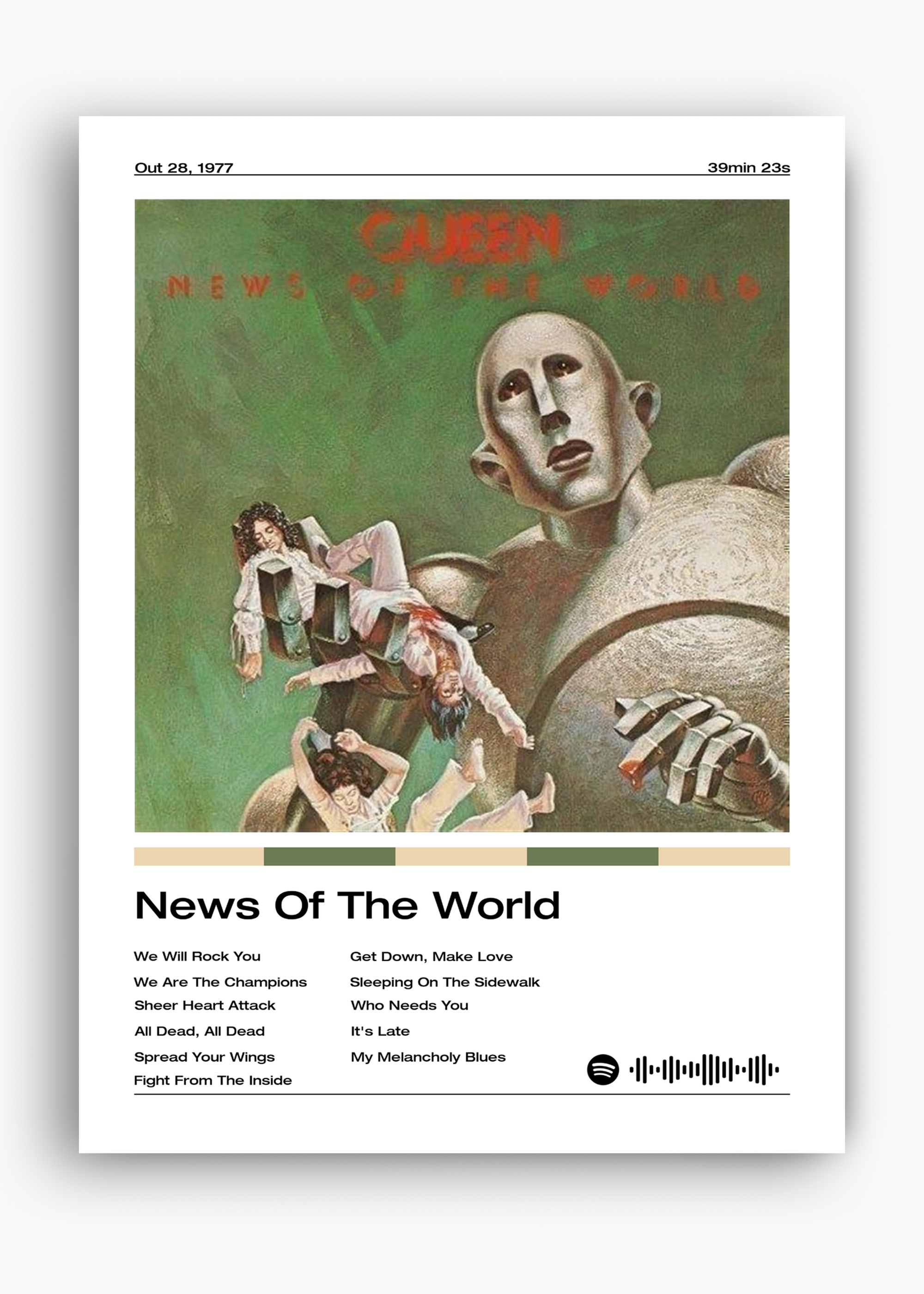 Quadro Quadro Queen New Of The World - 10