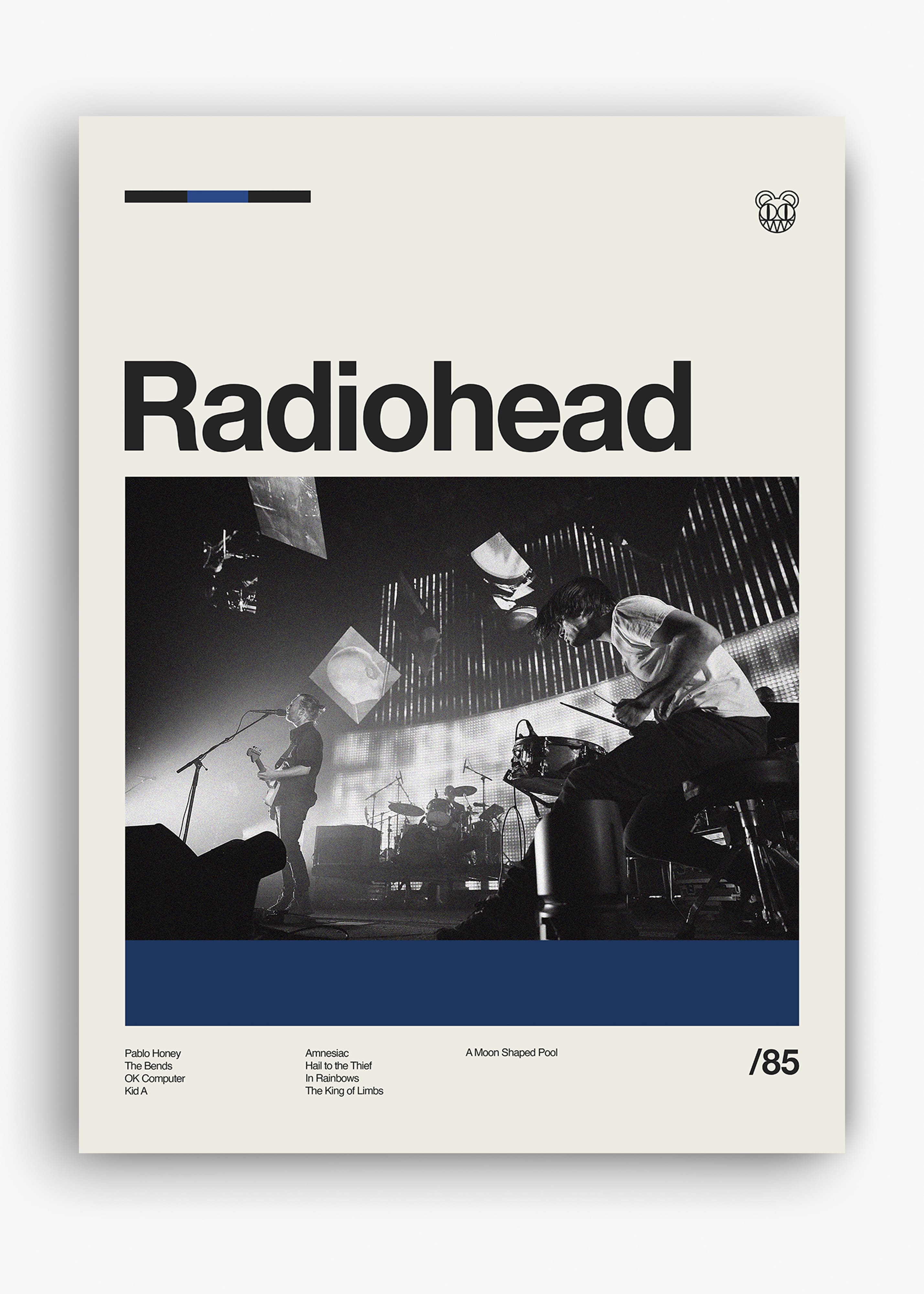 Quadro Radiohead Banda