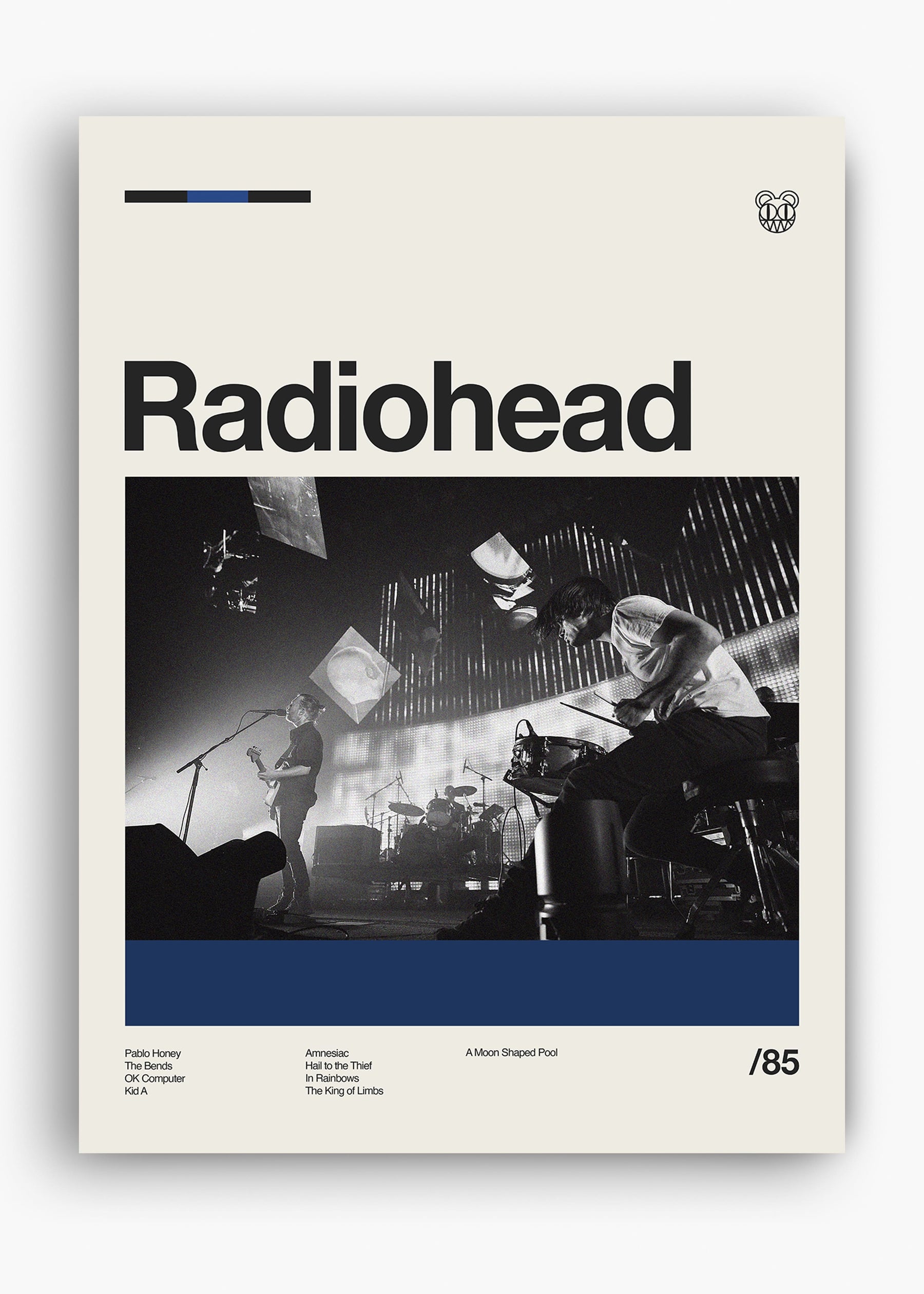 Quadro Radiohead Banda