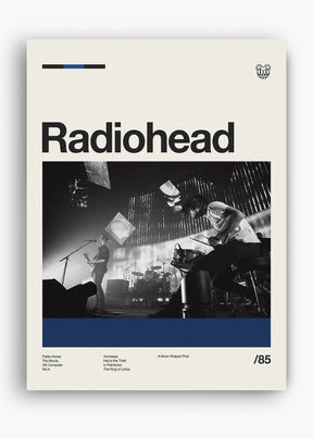 Quadro Radiohead Banda