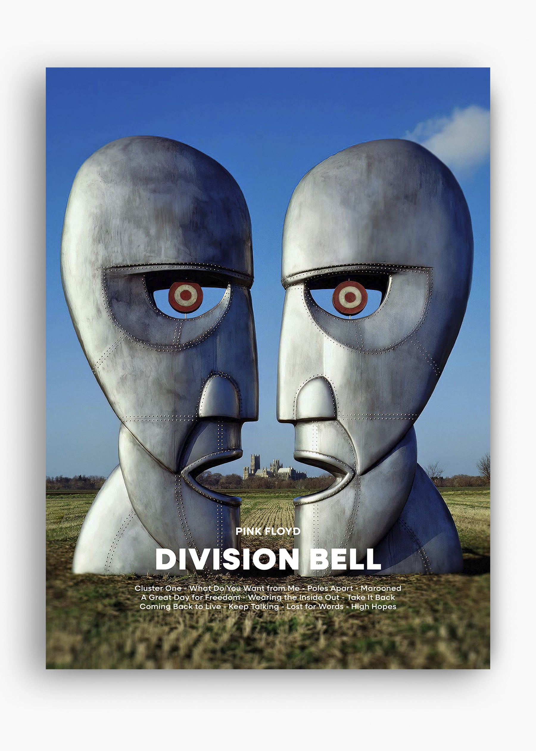 Quadro Pink Floyd Division Bell Capa