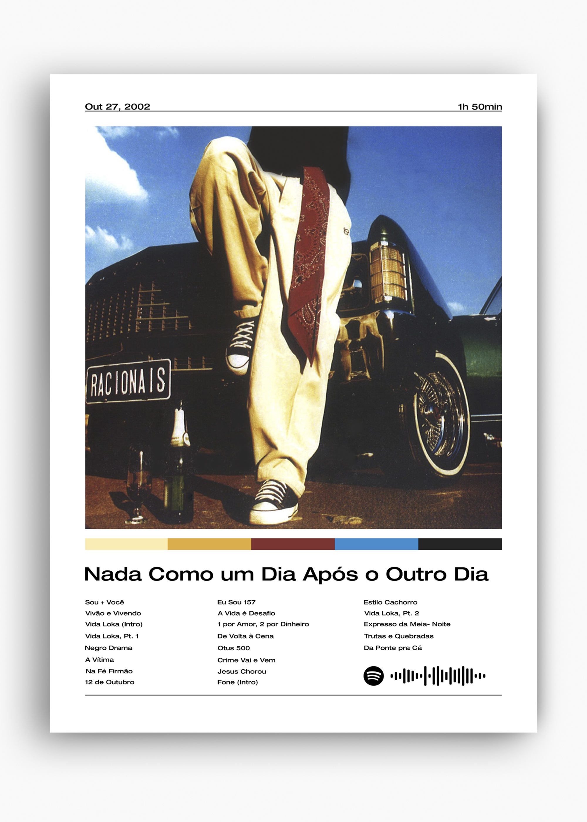 Quadro Racionais Nada Como um Dia Após o Outro Dia - 10