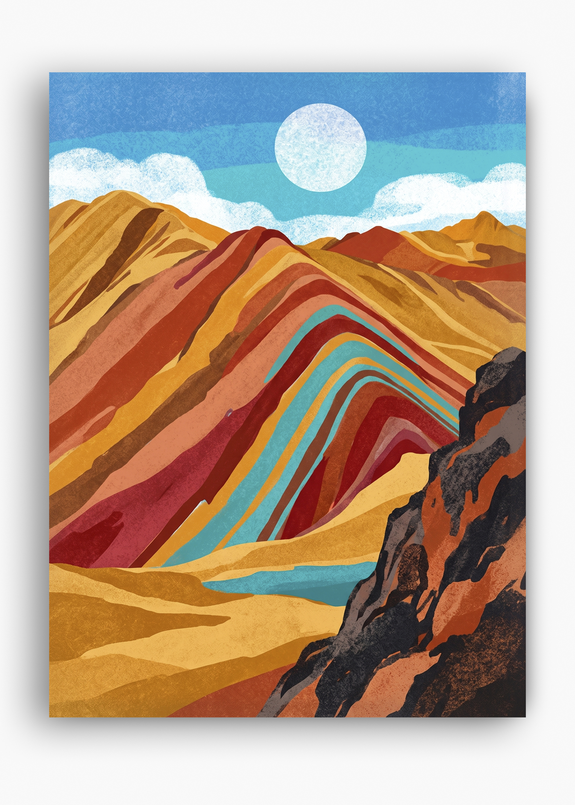Quadro Vinicunca Mountain - 10