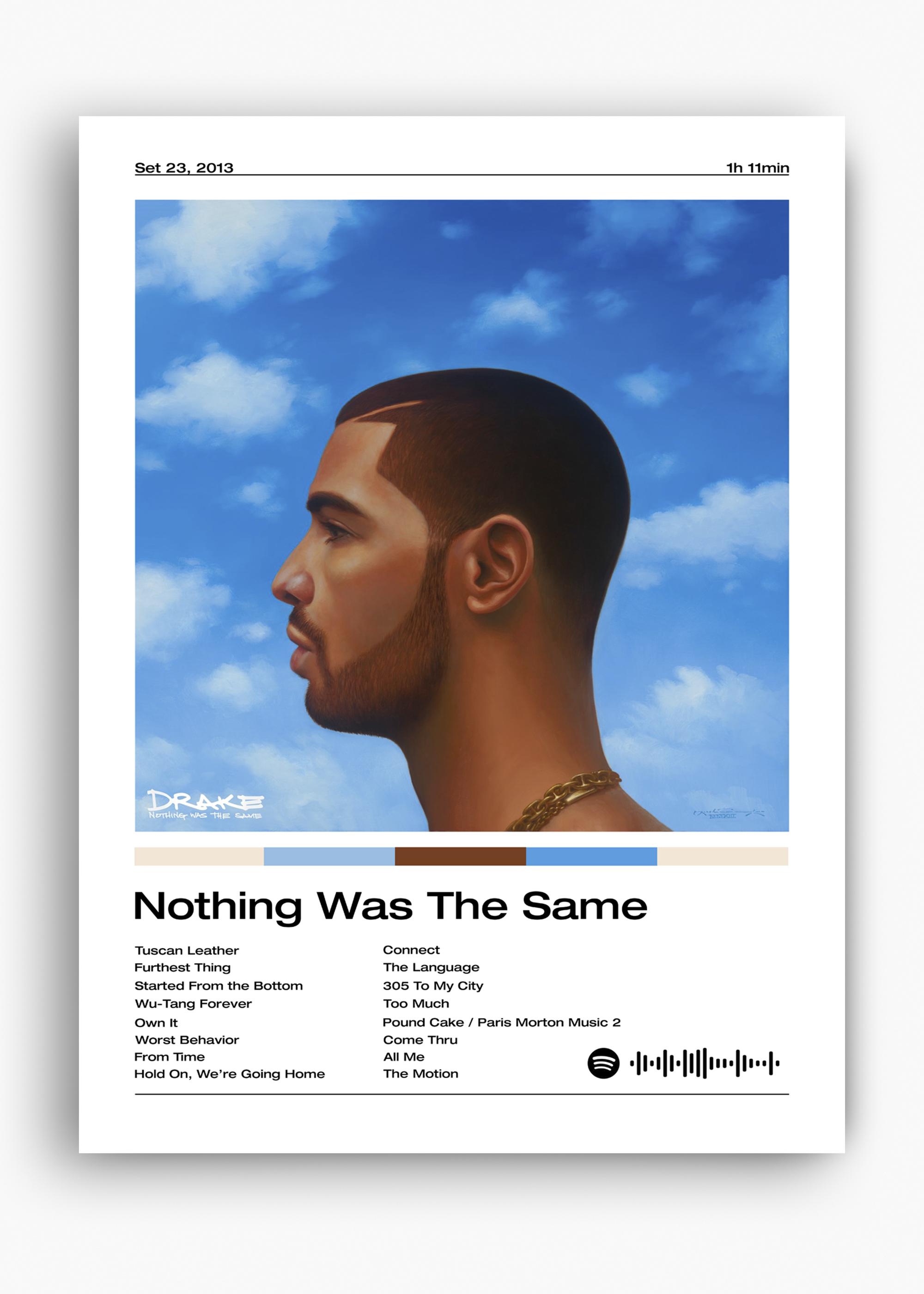 Quadro Drake Nothing Was The Same - 10