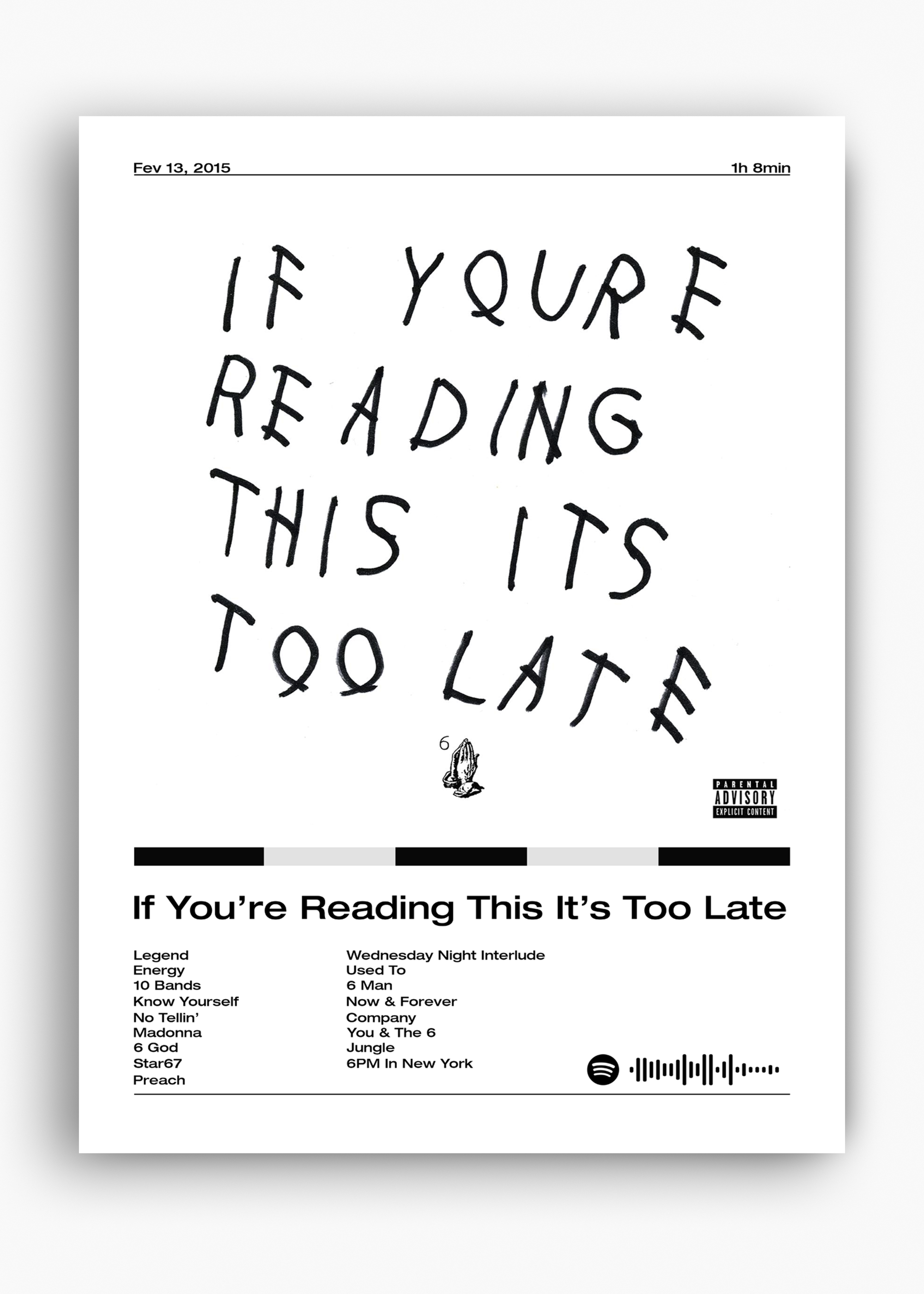 Quadro Drake If You're Reading This It's Too Late - 10