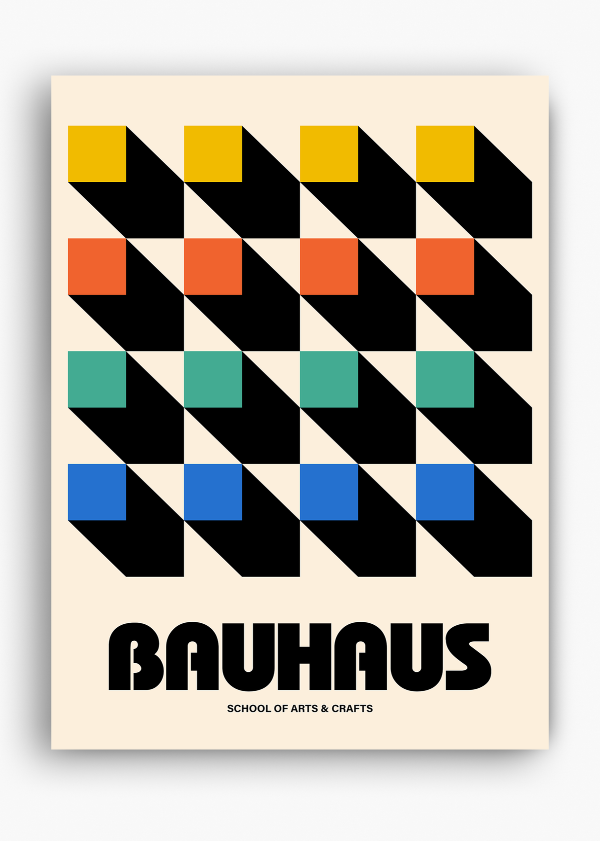 Quadro Bauhaus Bold Abstraction - 10