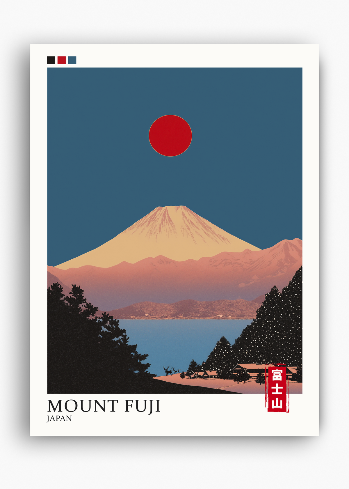 Quadro Japones Mount Fuji - 10