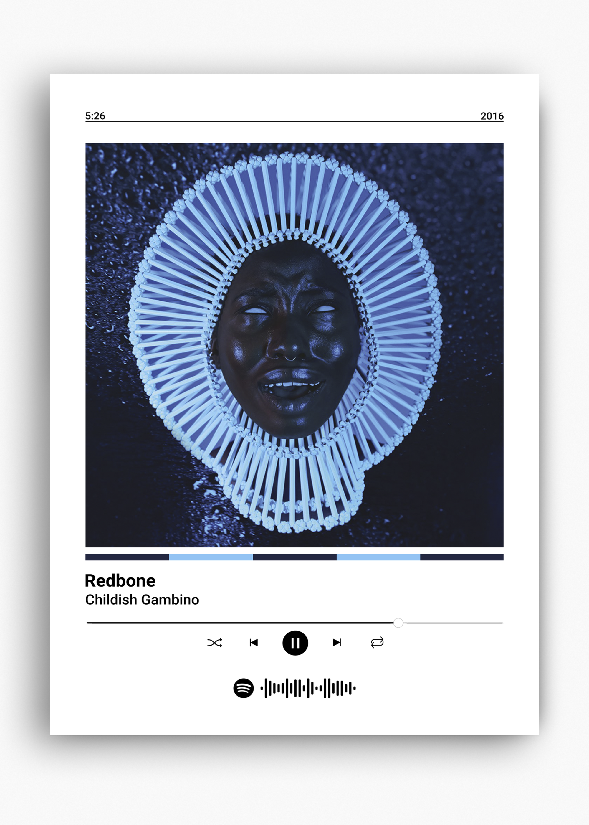 Quadro Childish Gambino Redbone - 10