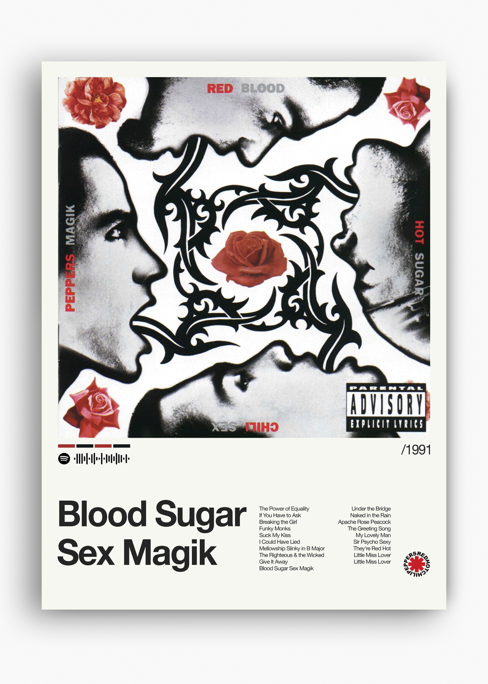 Quadro Red Hot Chili Peppers Blood Sugar Sex Magik II - 10