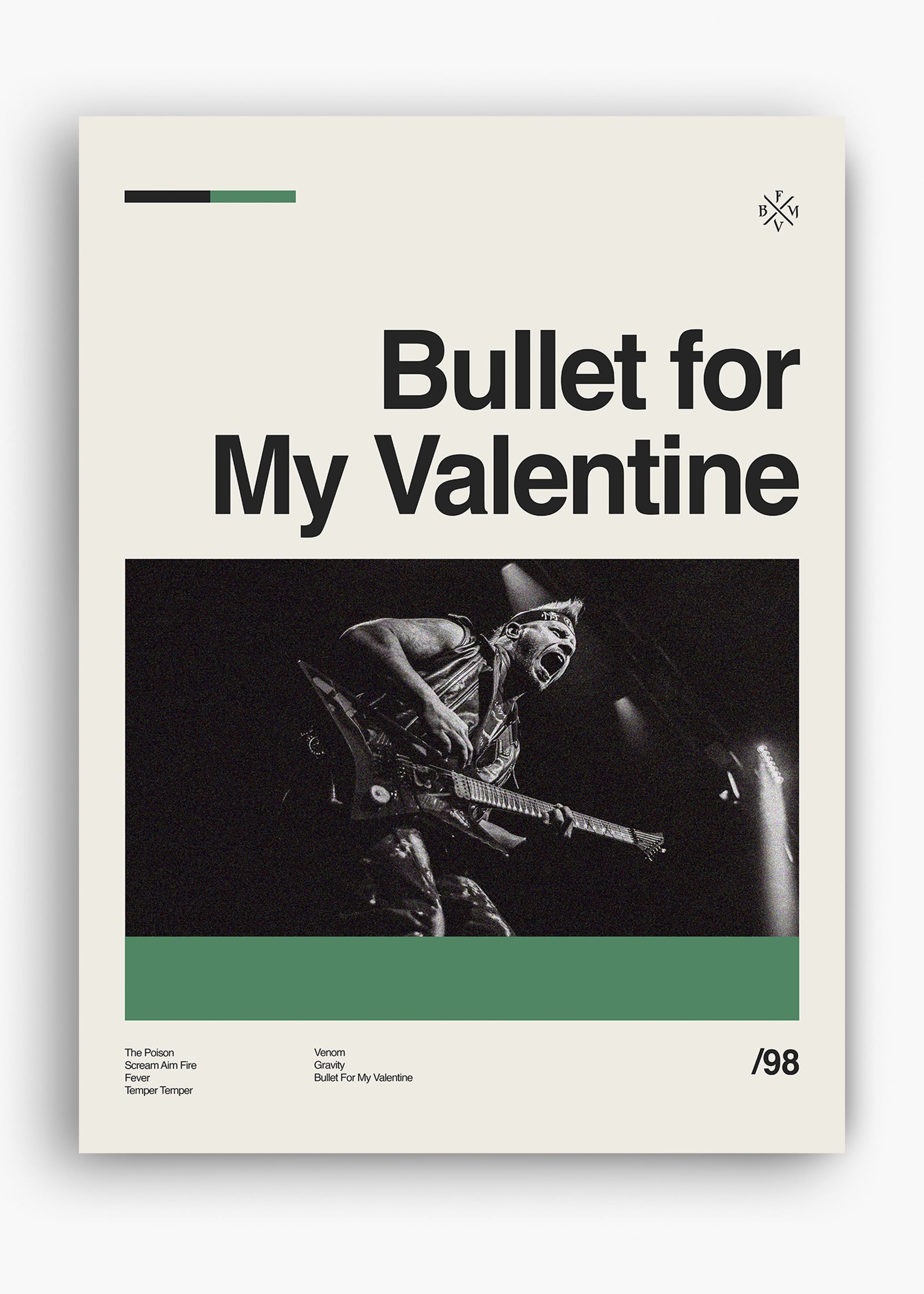 Quadro Bullet For My Valentine Banda