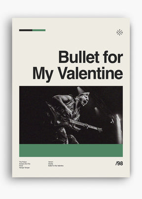 Quadro Bullet For My Valentine Banda