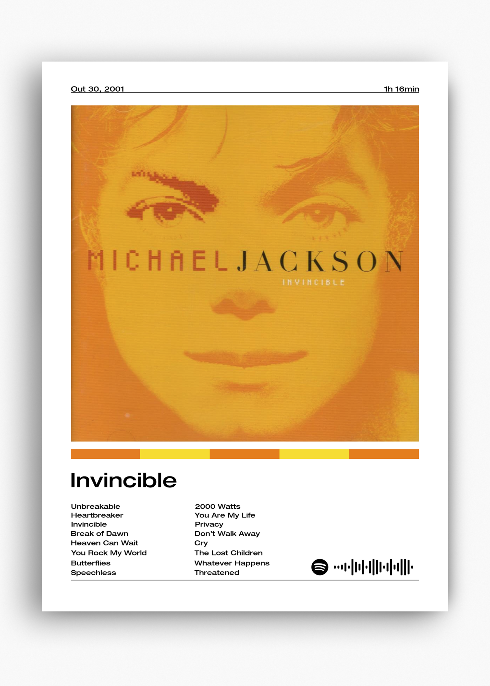 Quadro Michael Jackson Invincible - 10