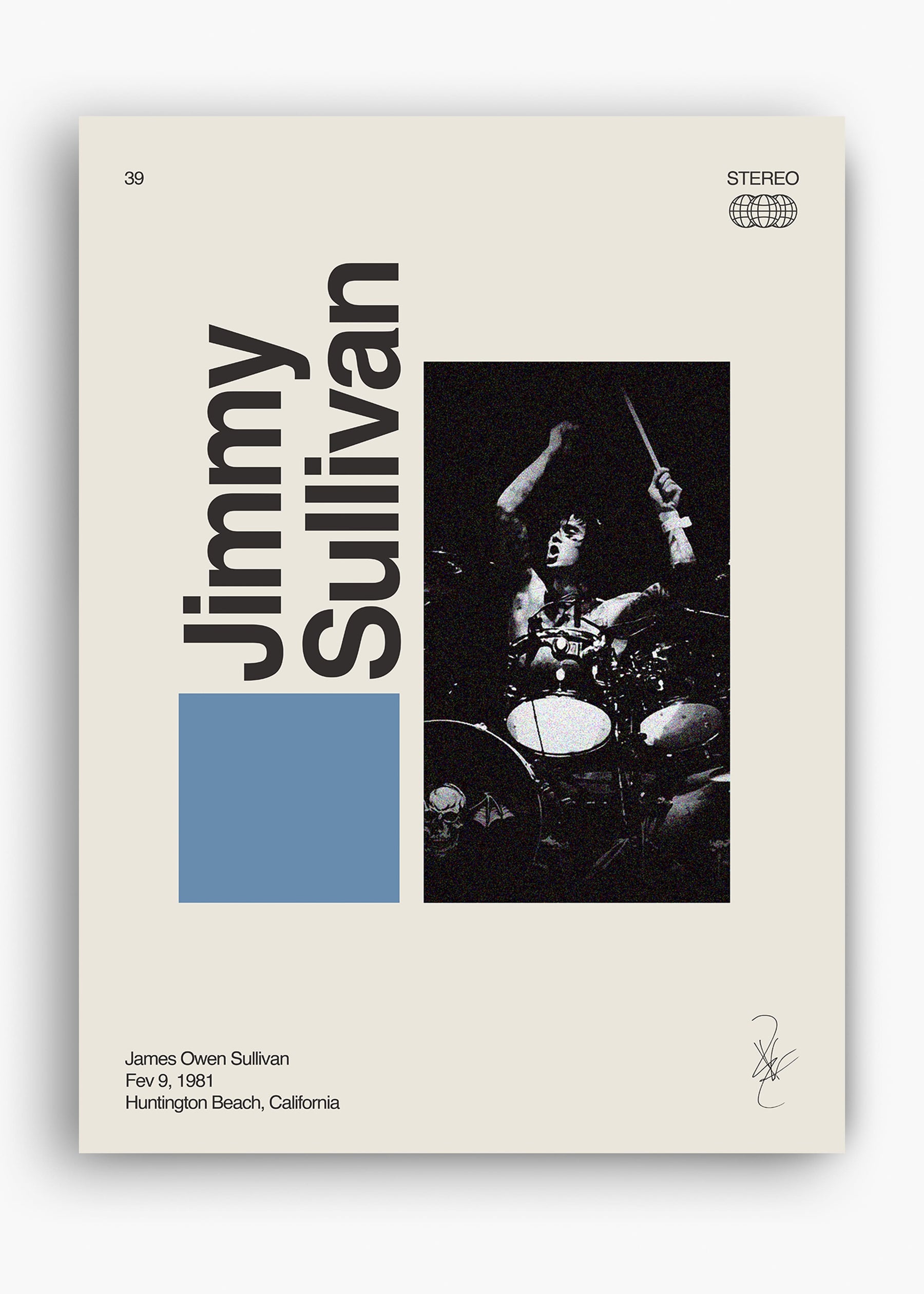 Quadro Signature Jimmy "The Rev" Sullivan