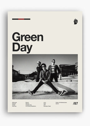 Quadro Green Day Banda