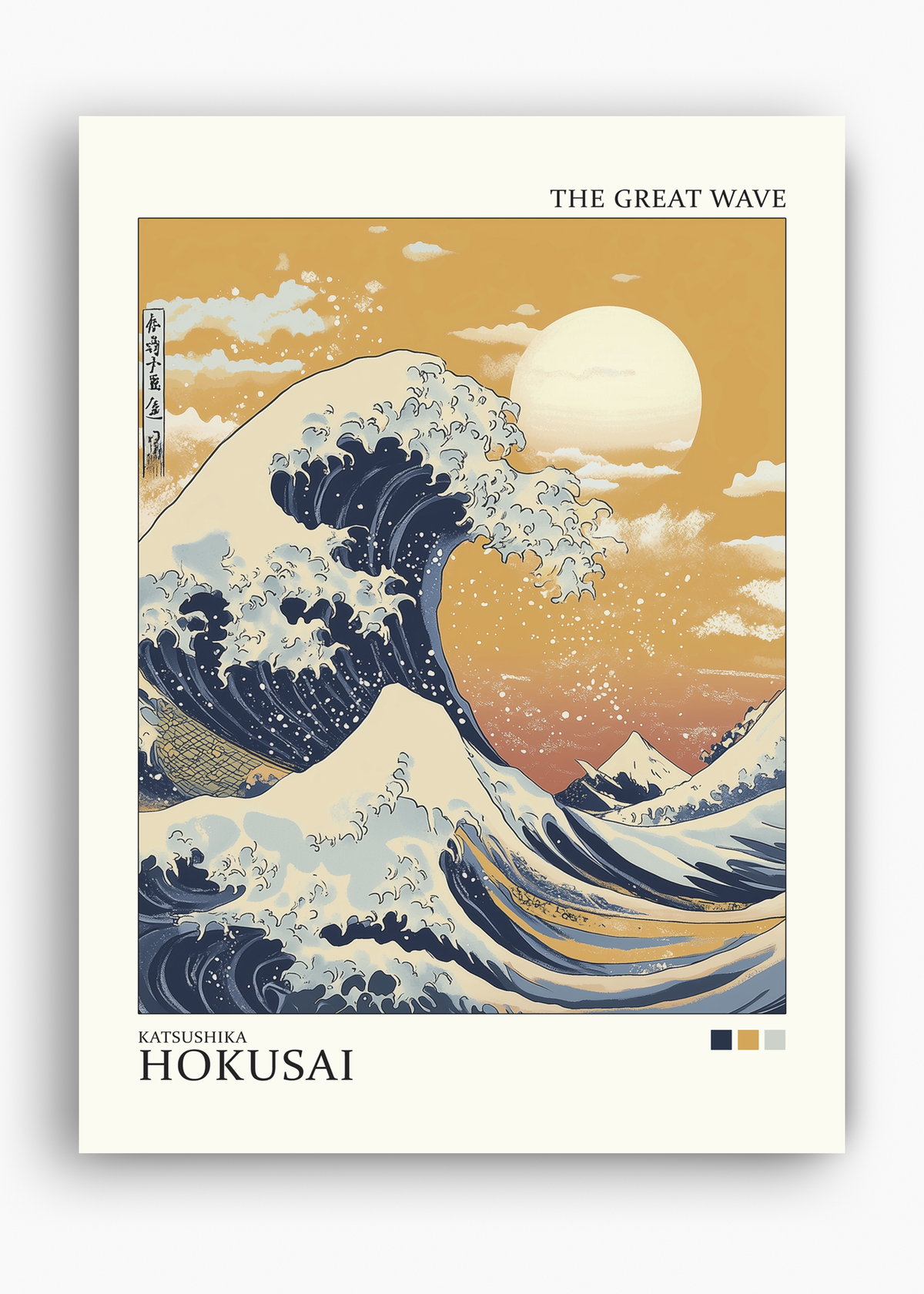 Quadro Japones Hokusai Wave - 10