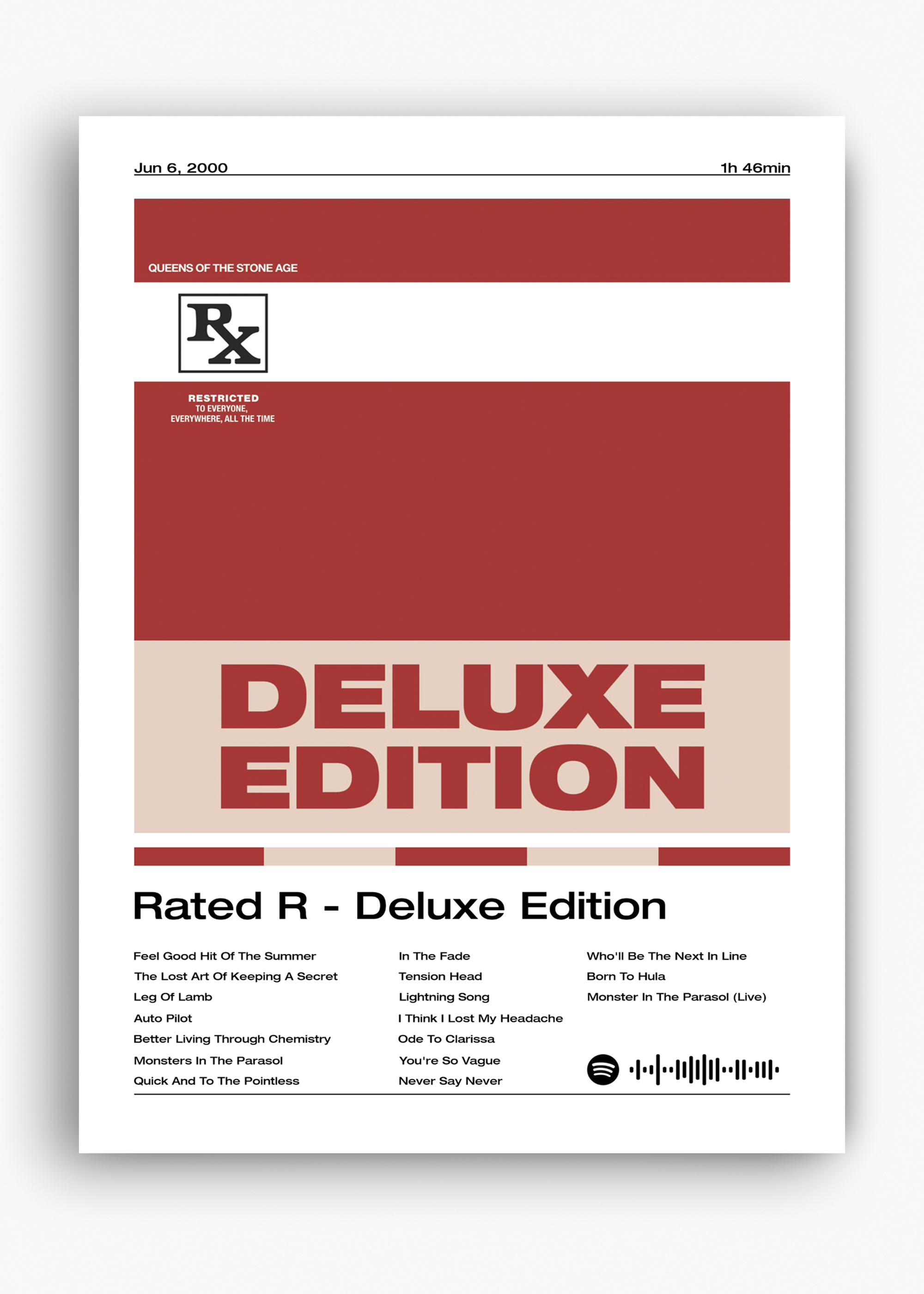 Quadro Queens of The Stone Age Rated R (Deluxe Edition) - 10