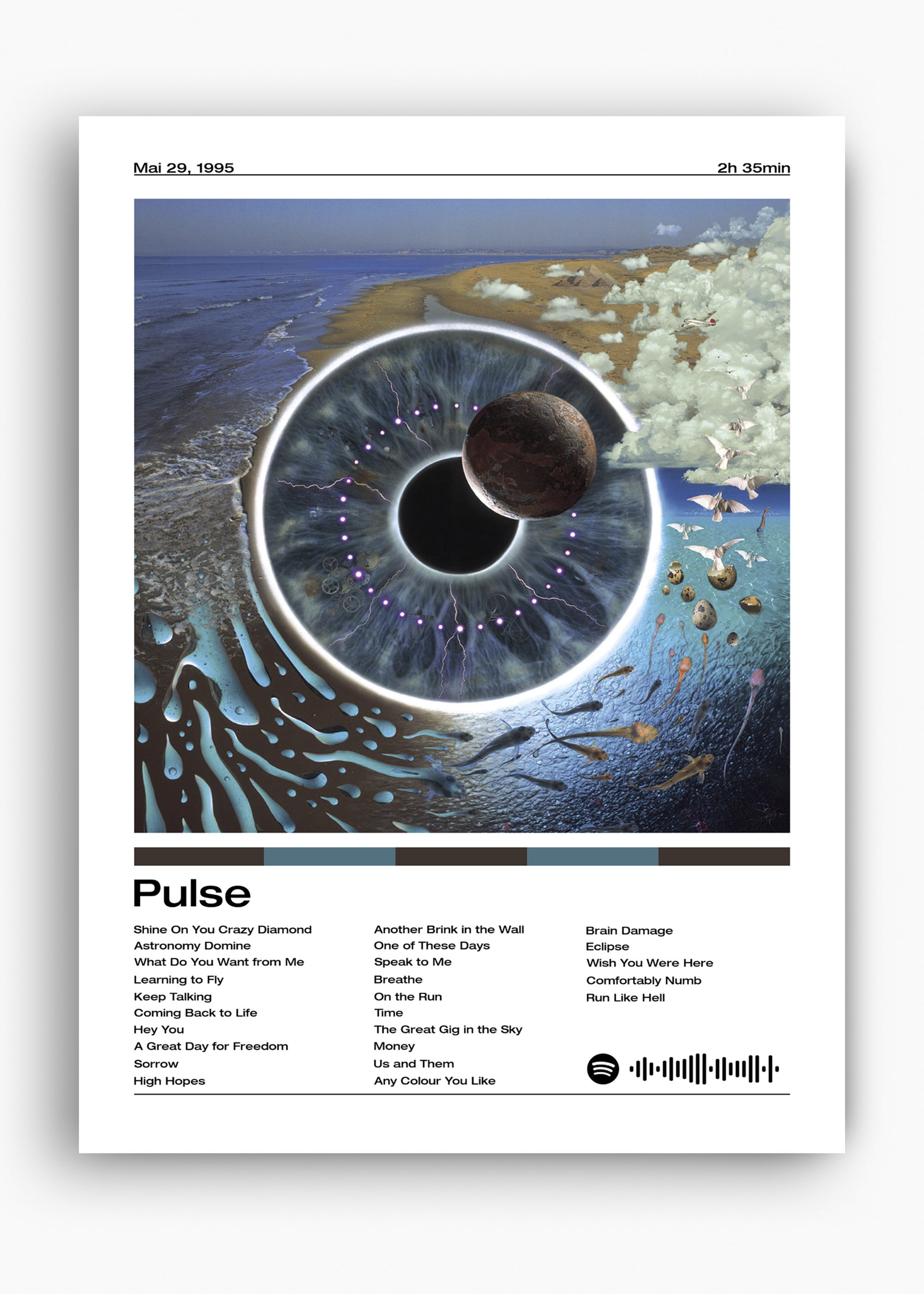 Quadro Pink Floyd Pulse - 10